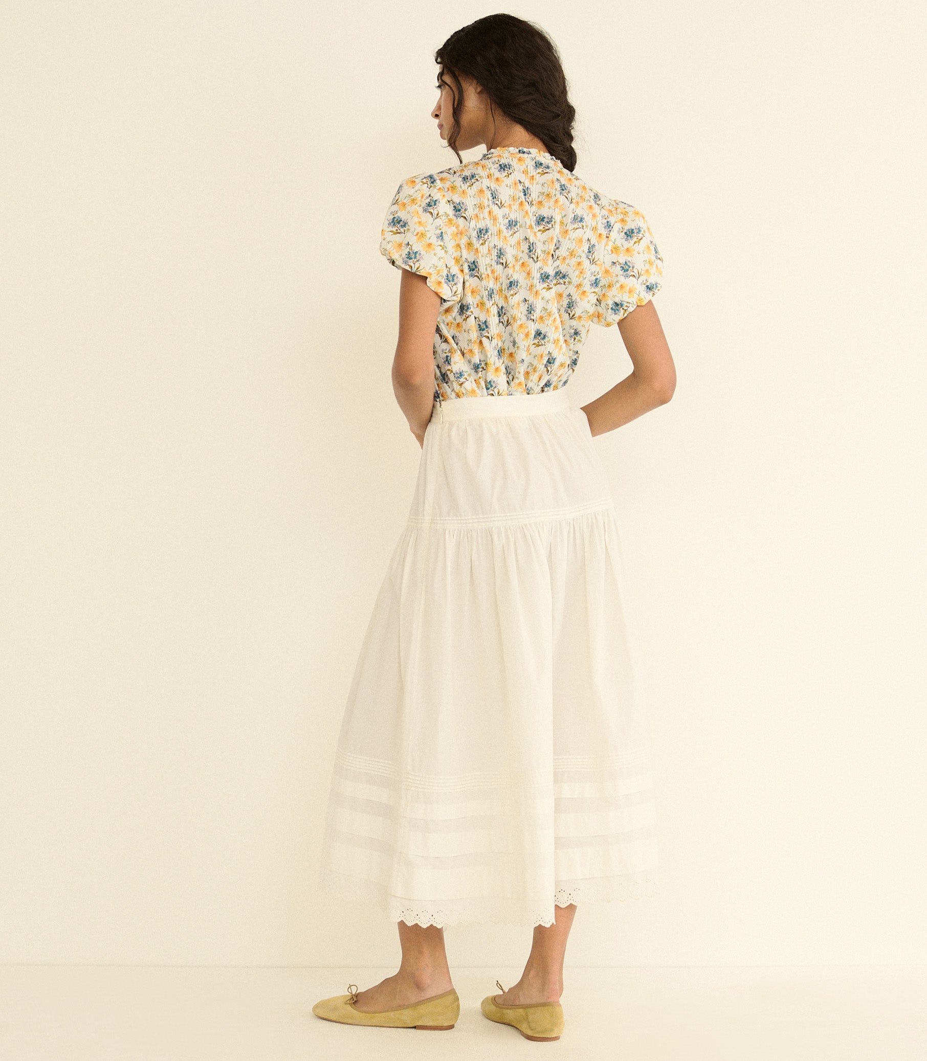 MILLIE TOP -- NARCISSUS BLOOM view 6
