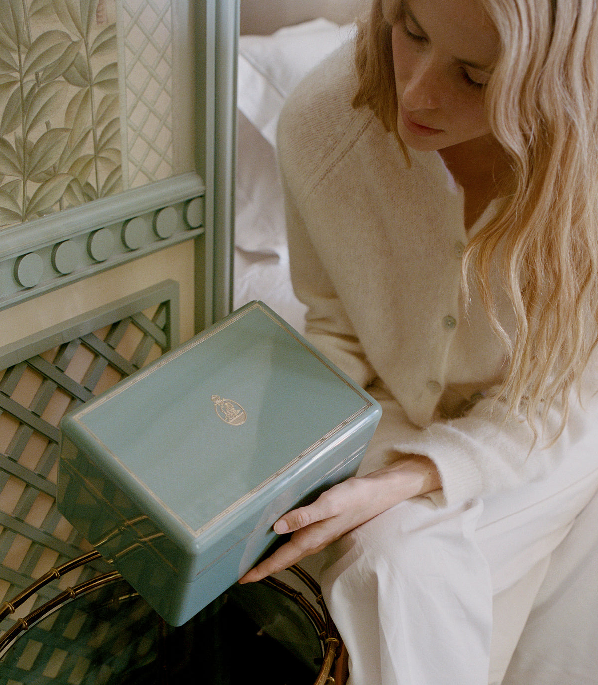 DÔEN &amp; TROVE MINI TRUNK -- MINT GREEN view 6

