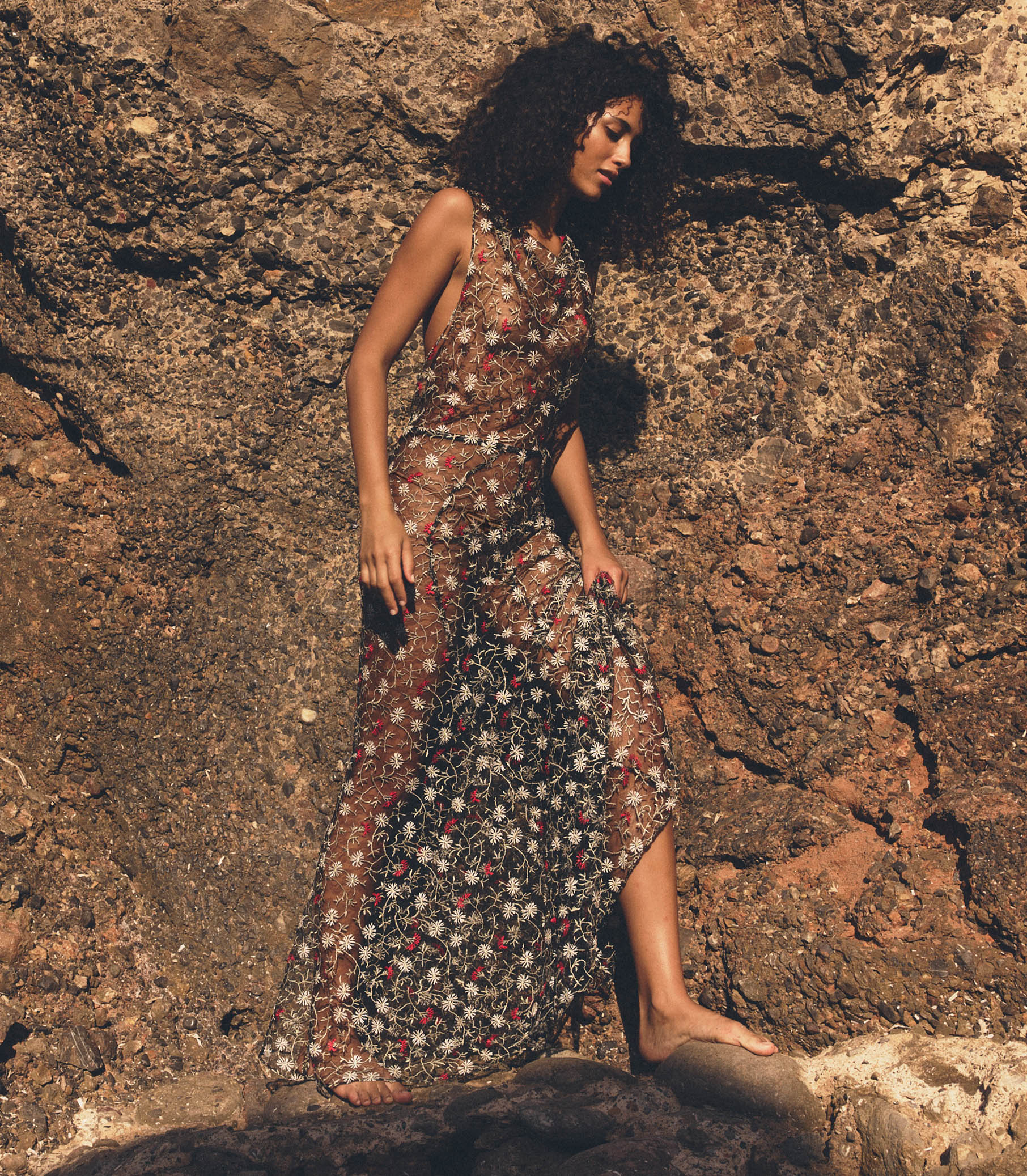 MIREILLE DRESS -- JARDIN DE MARGUERITES view 4