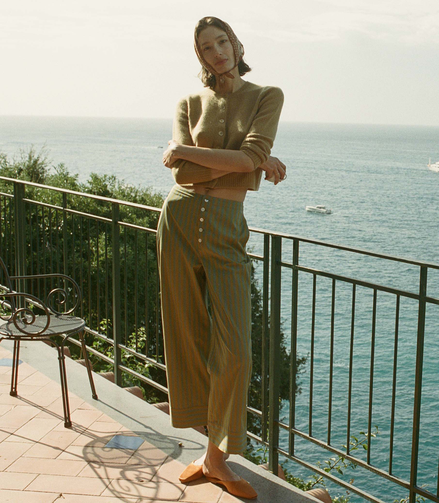 HMD -- MORGAN PANT -- CATALINA STRIPE view 1

