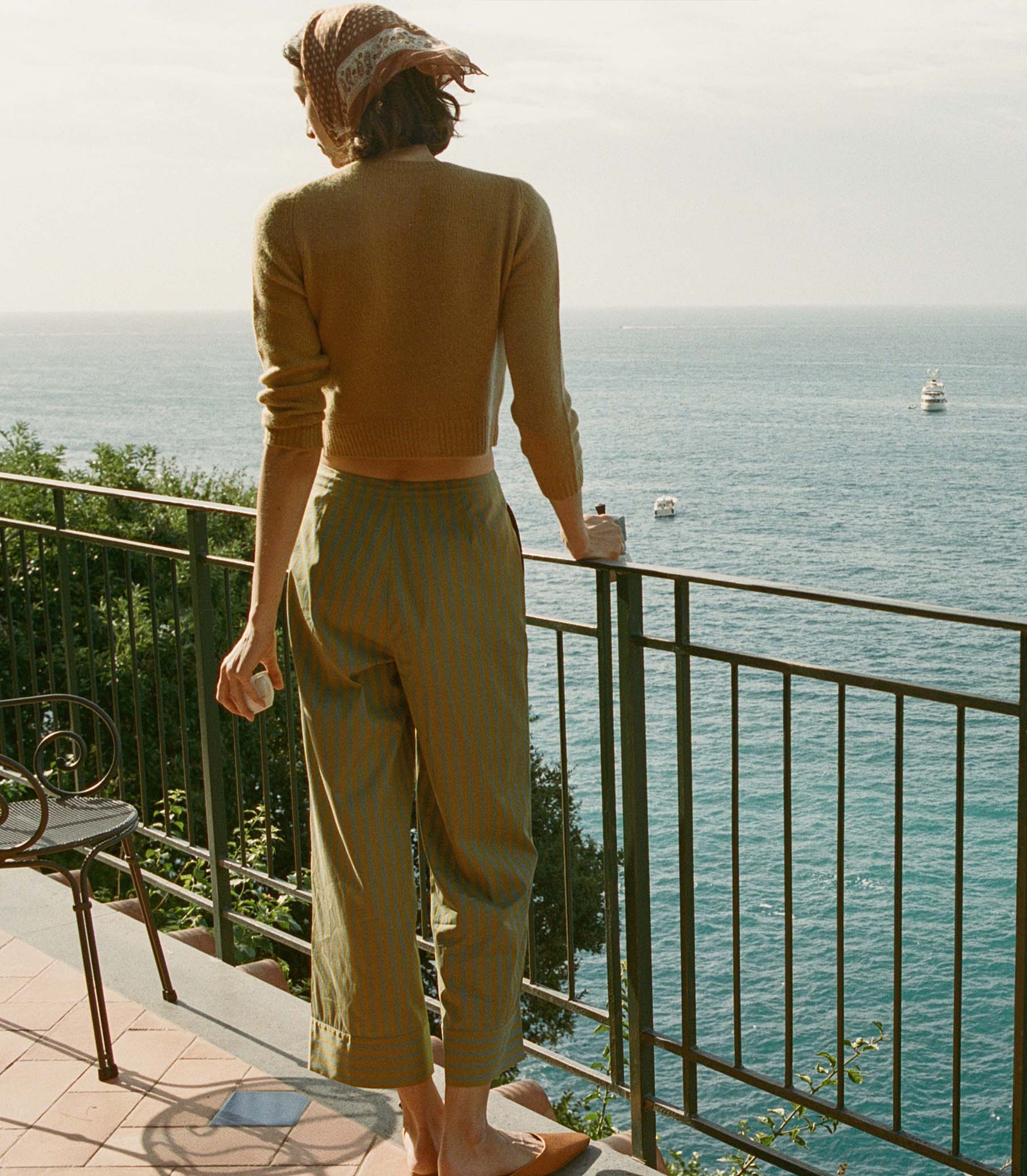 HMD -- MORGAN PANT -- CATALINA STRIPE view 4
