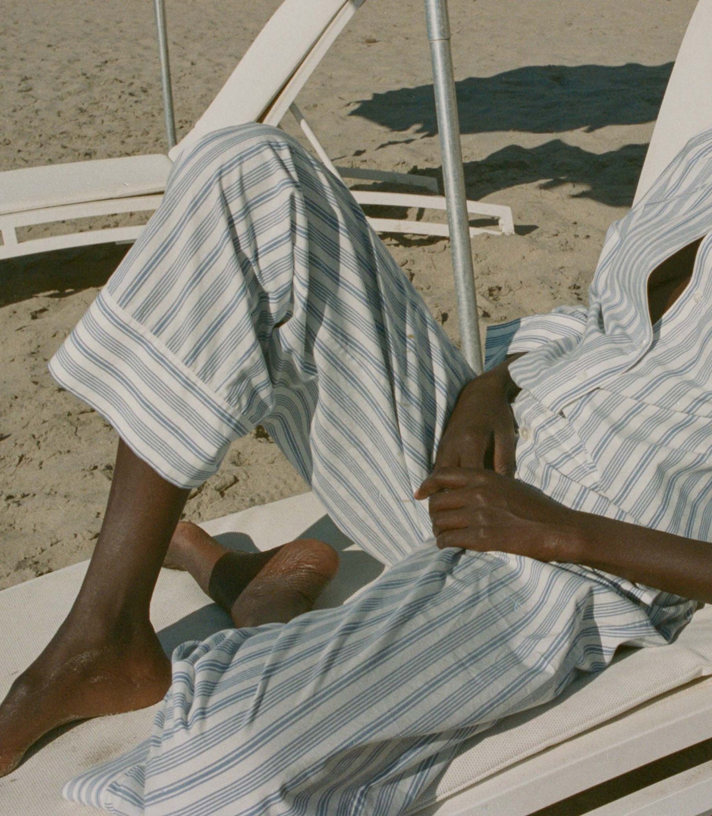 HMD -- MORGAN PANT -- INDIGO SORRENTO STRIPE