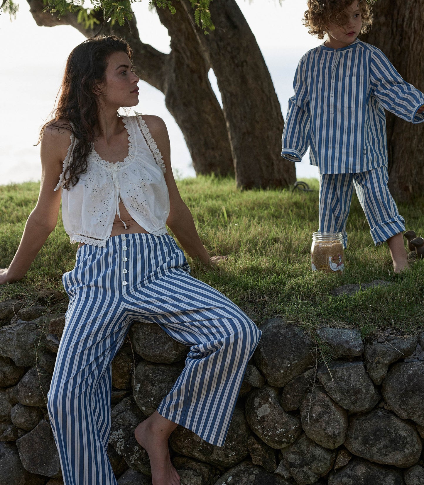 HMD -- MORGAN PANT -- LUCERNE STRIPE