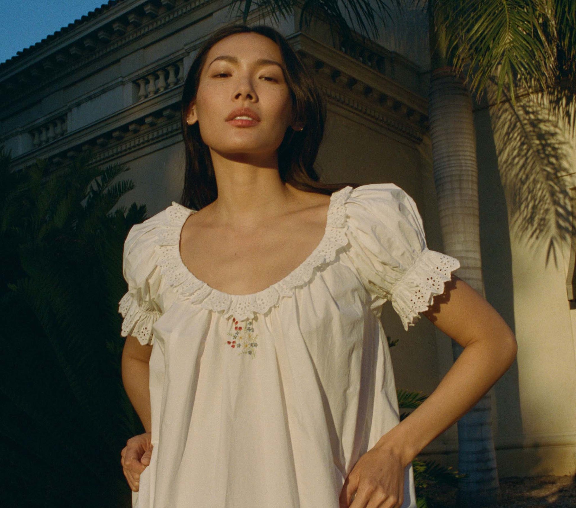 HMD -- MUSETTE NIGHTGOWN -- SALT view 3
