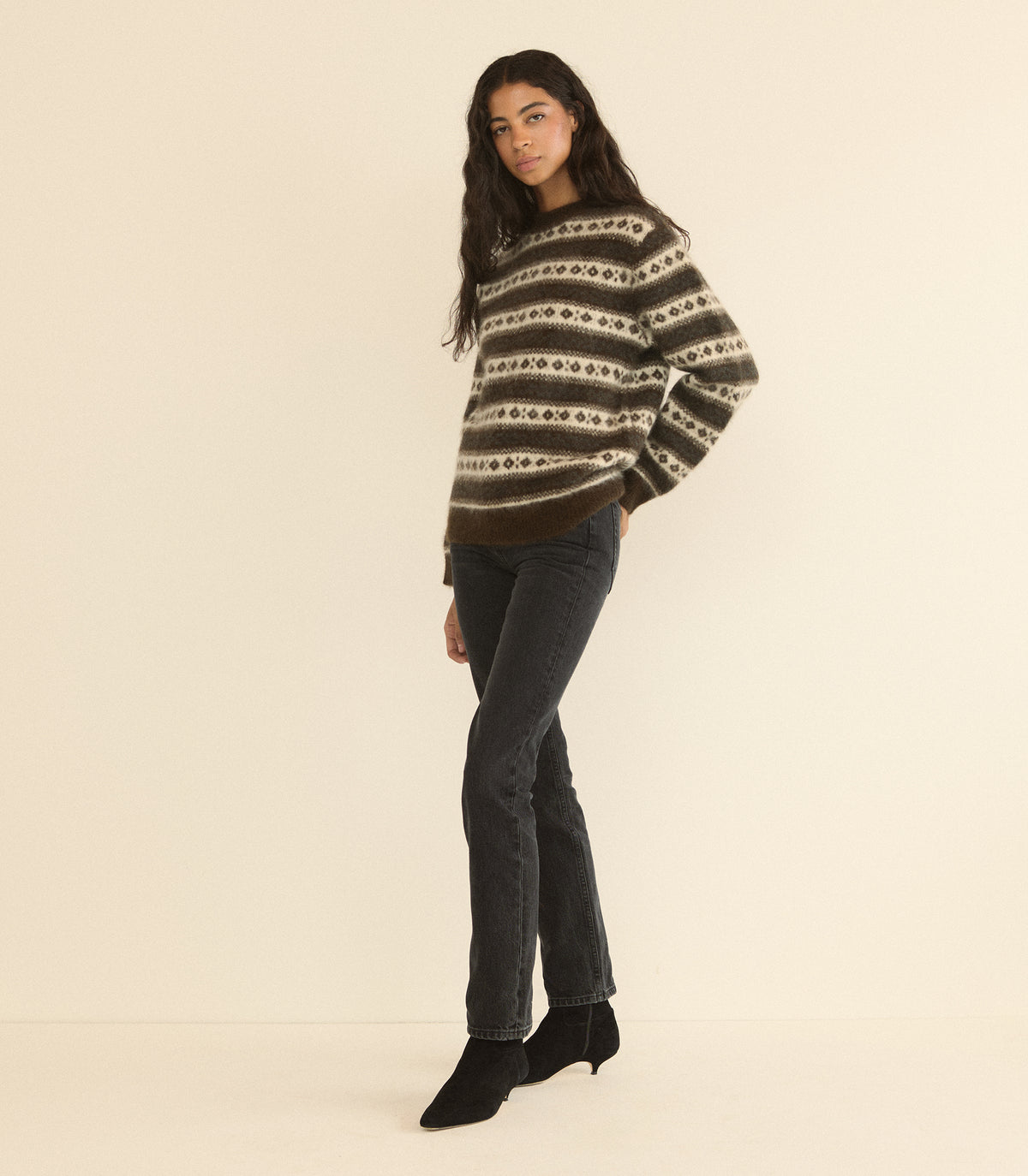 MYLES SWEATER -- SANDHAMM JACQUARD view 2
