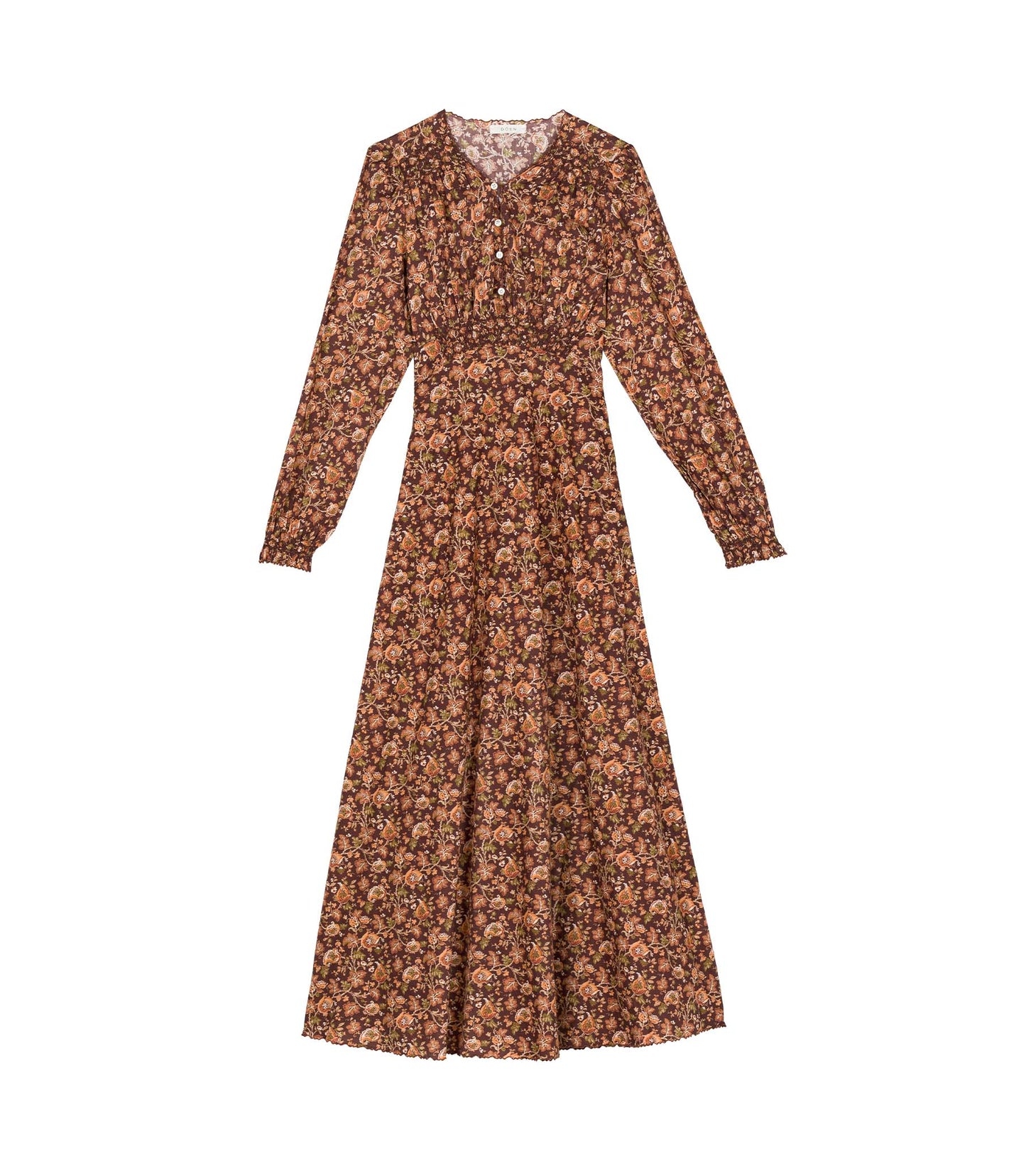 HMD -- MILANA DRESS -- MULBERRY VINE FLORAL
