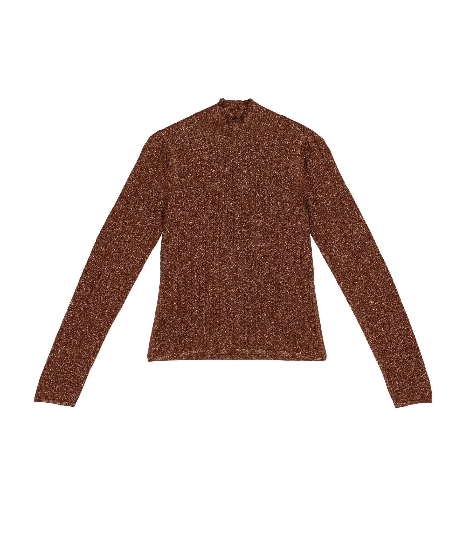 MINOU TURTLENECK -- PERSIMMON view 4