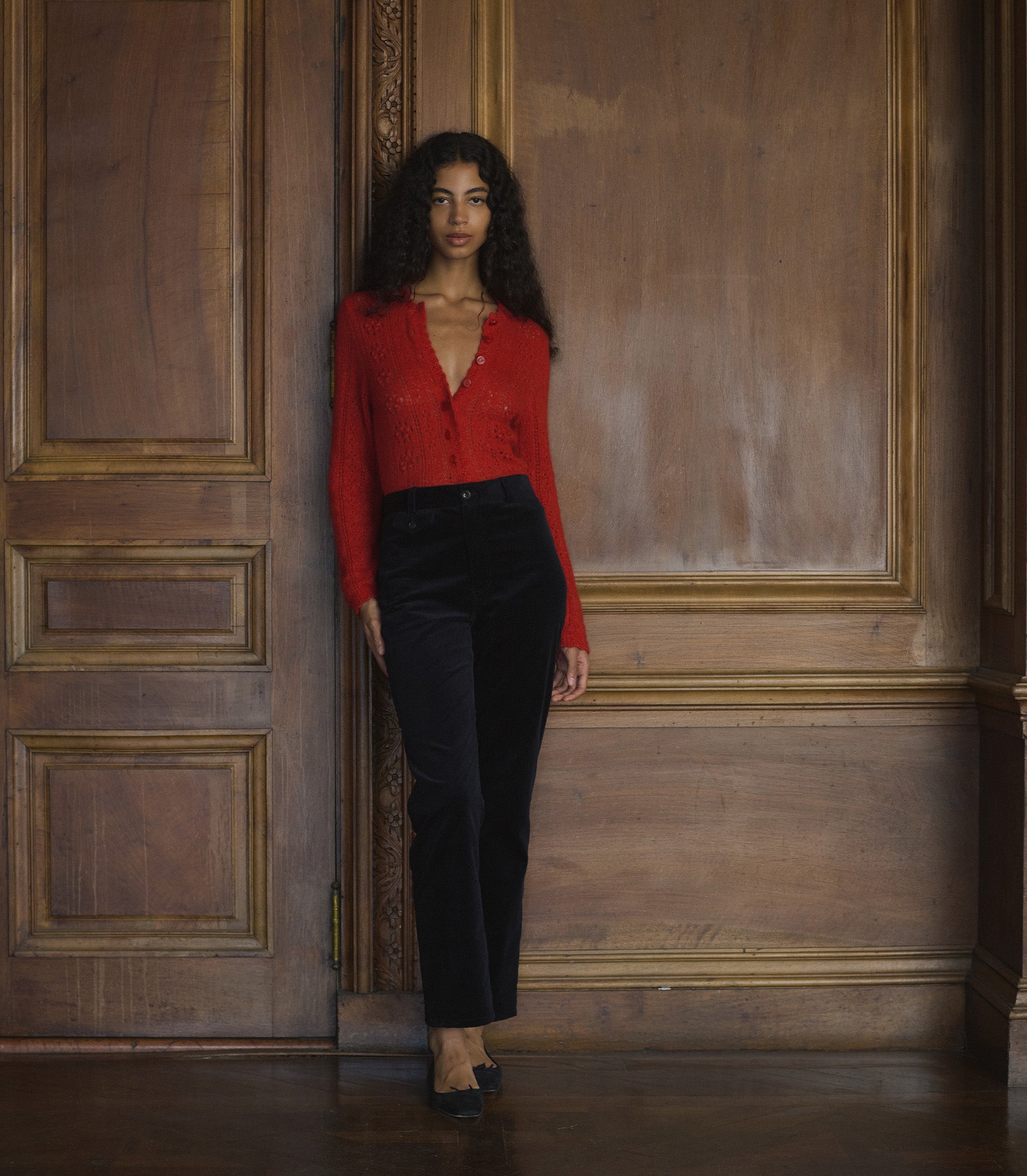 NADINE PANT -- BLACK view 2