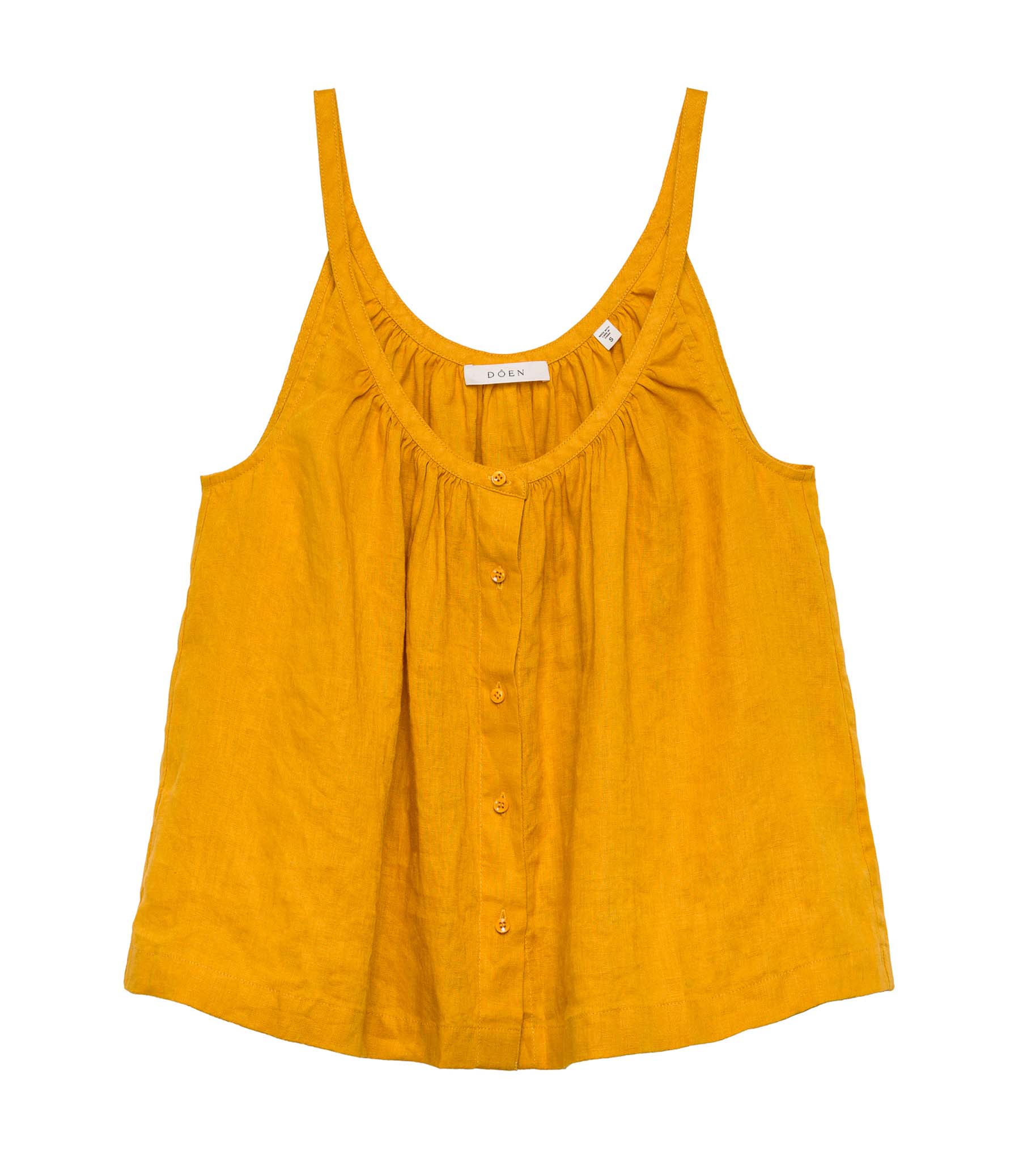 HMD -- NALINA LINEN TOP -- SUNFLOWER view 4
