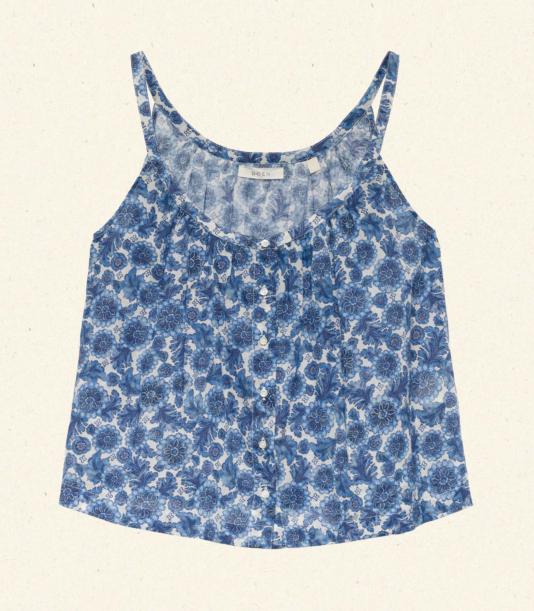HMD -- NALINA TOP -- BLEU SOLEIL FLEURIT view 5
