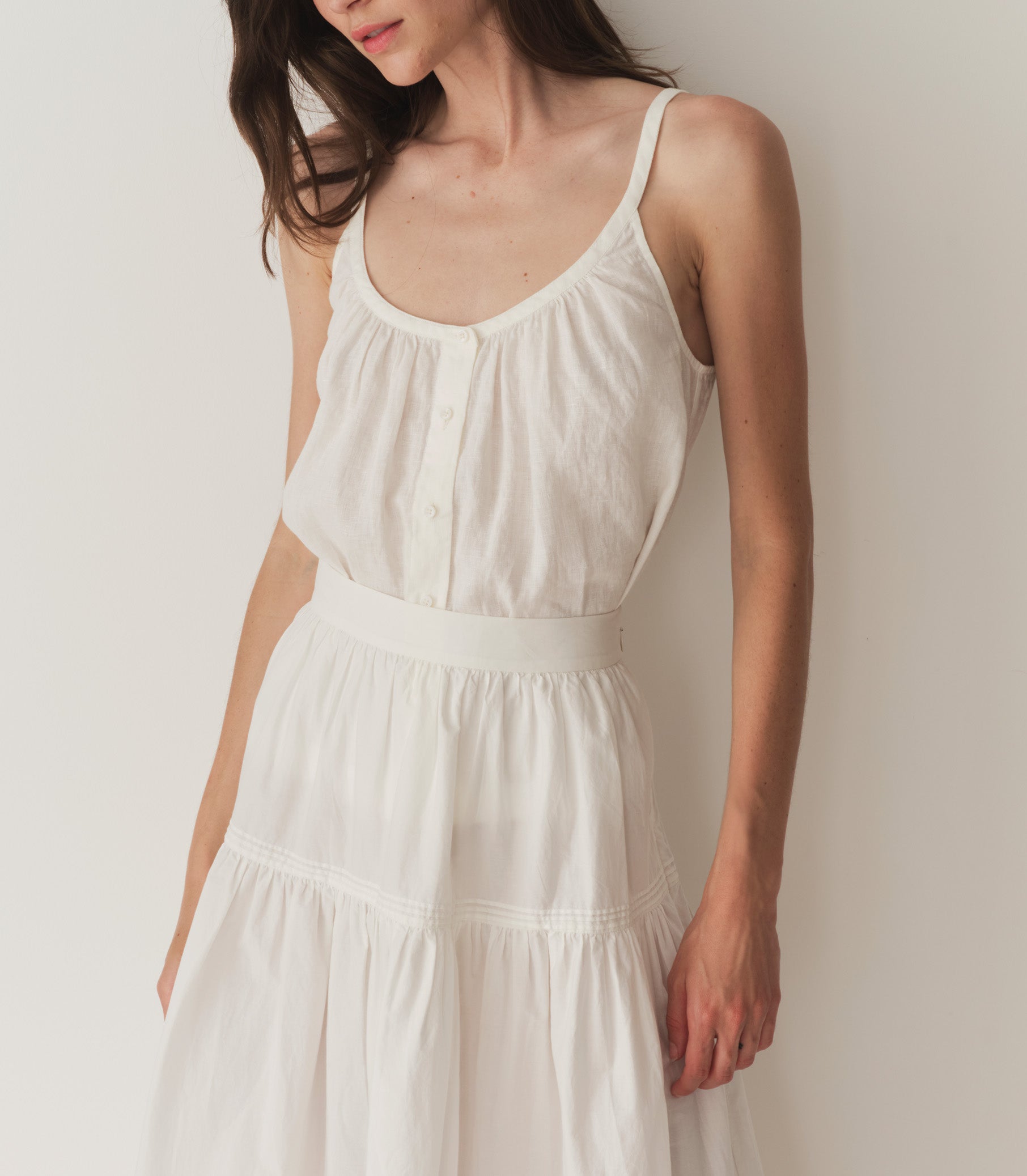 HMD -- NALINA LINEN TOP -- SALT view 2
