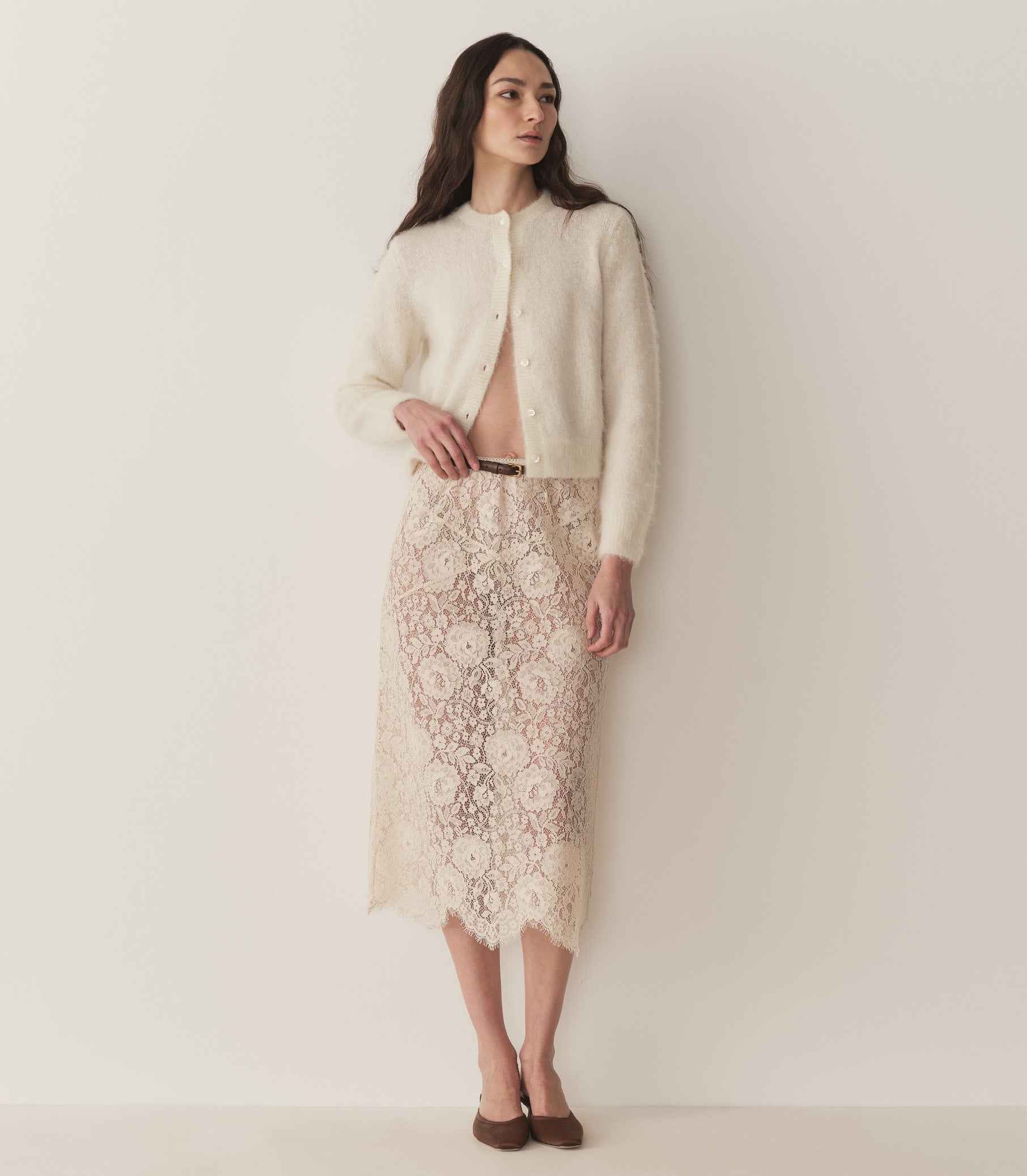 NANDI SKIRT -- CALLA LILY view 1