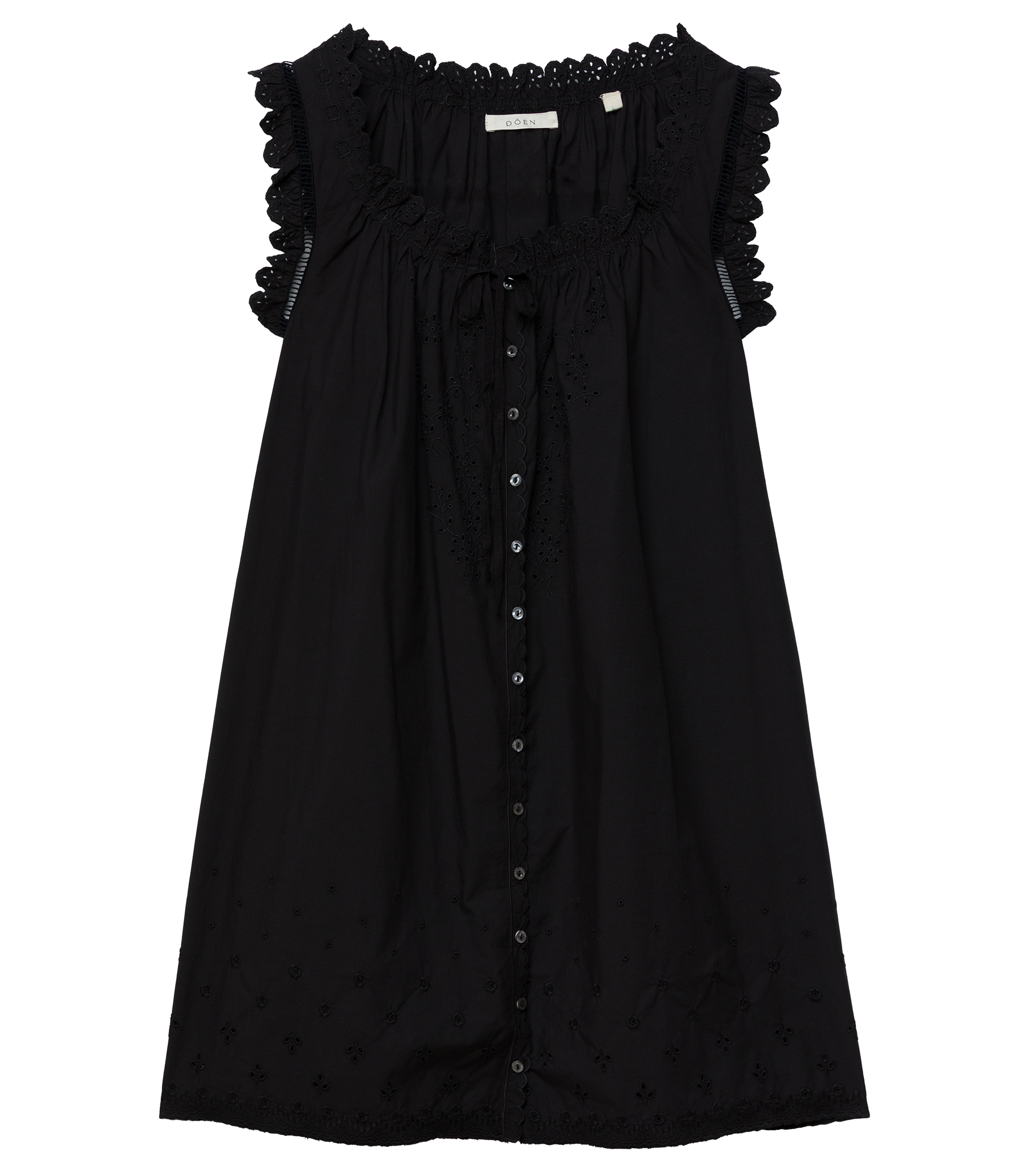 NESSIE DRESS -- BLACK view 6

