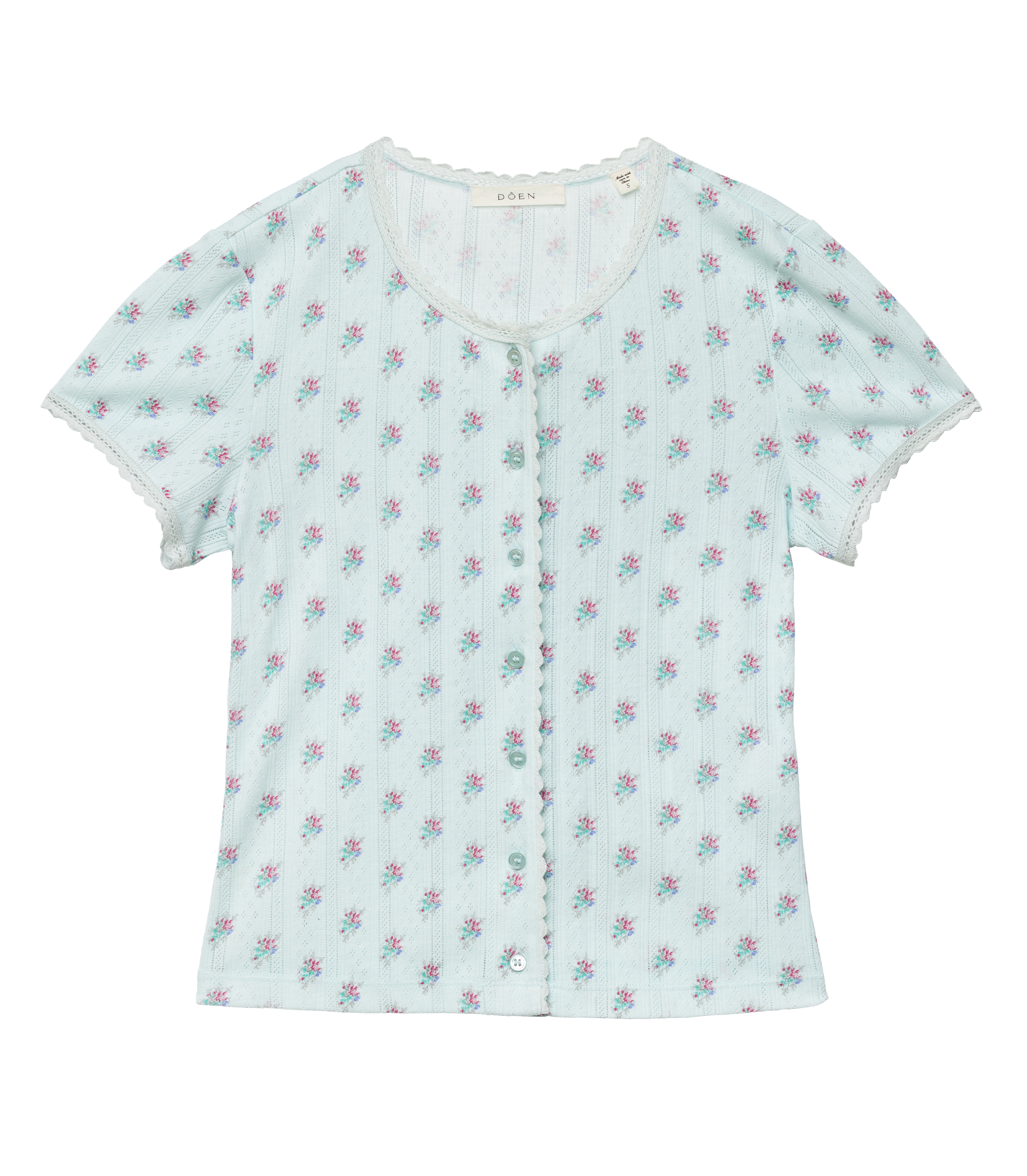 NETA TEE -- SKY PETIT POSY CALICO view 5
