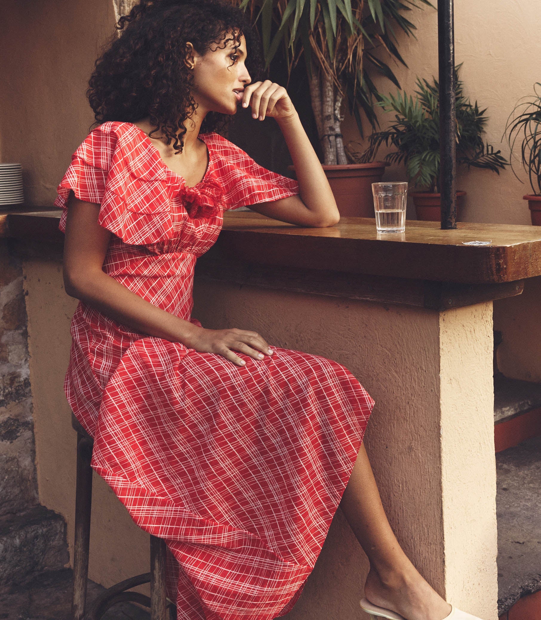 HMD -- NEVARA DRESS -- SYLVIE PLAID view 1
