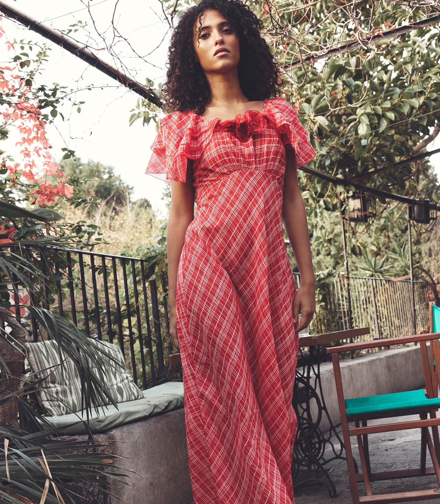 HMD -- NEVARA DRESS -- SYLVIE PLAID view 2
