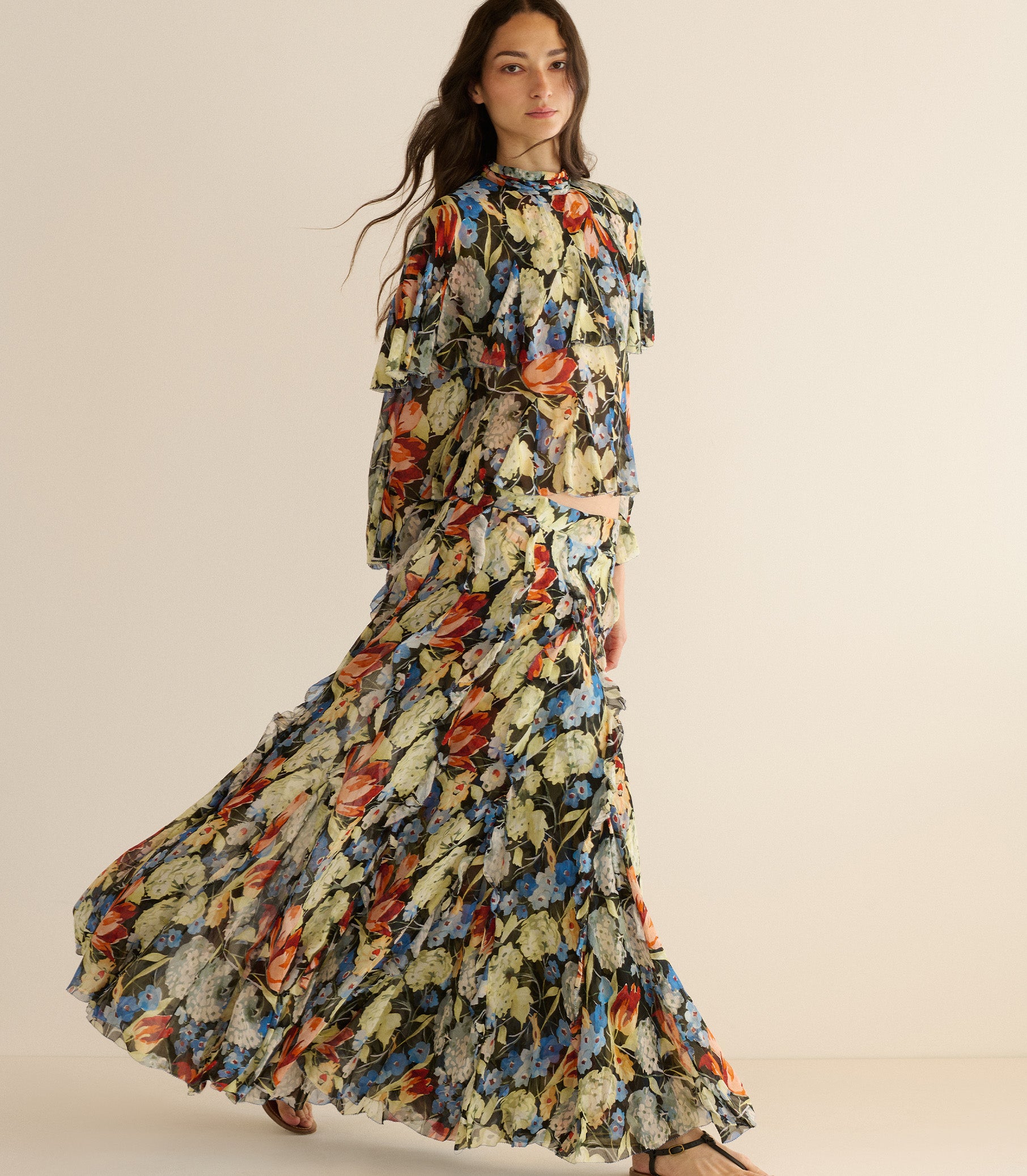 NINETTE TOP -- JARDIN DE VILLANDRY view 3