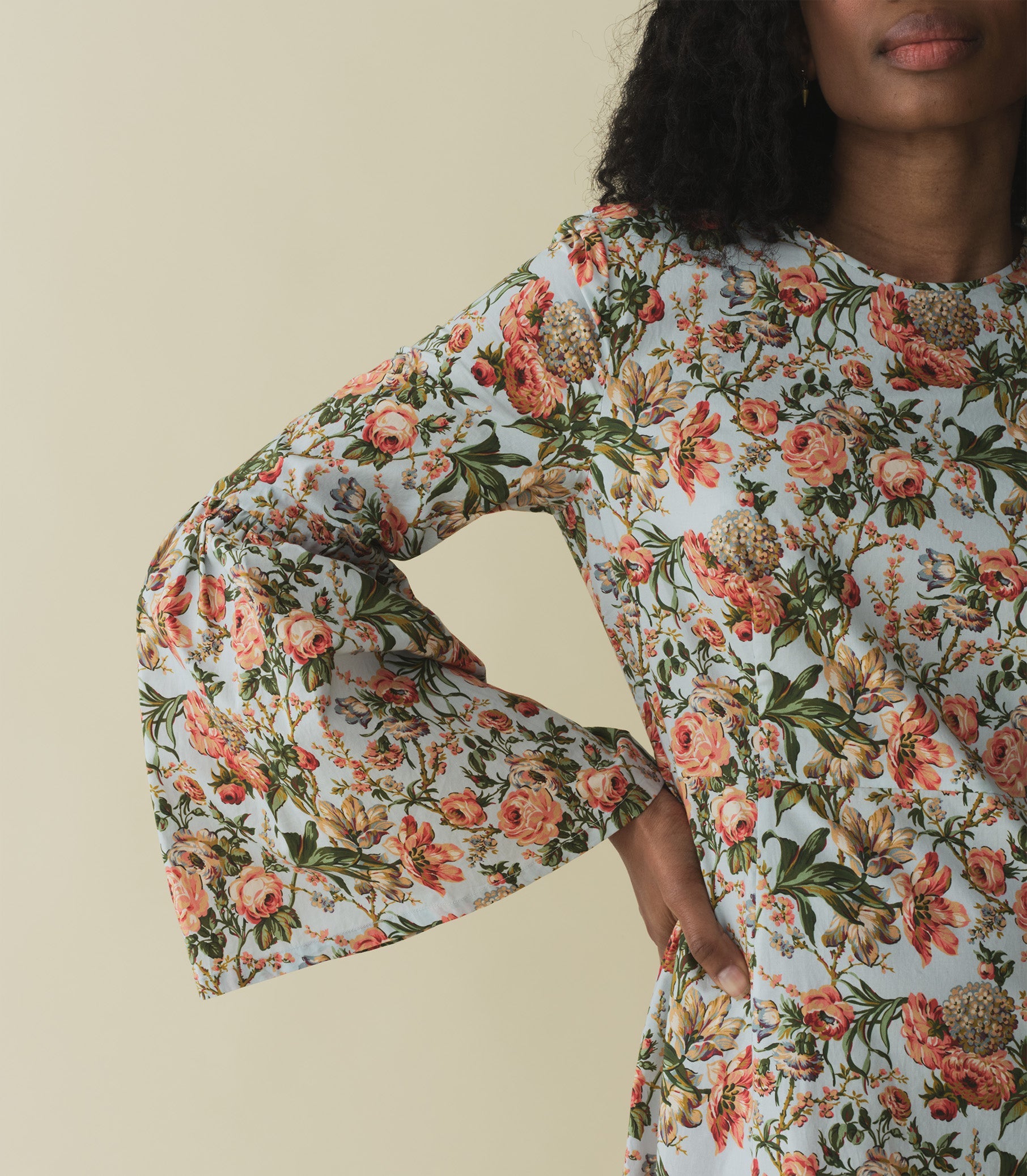 HMD -- NOISETTE DRESS -- CALICO GARDEN view 3
