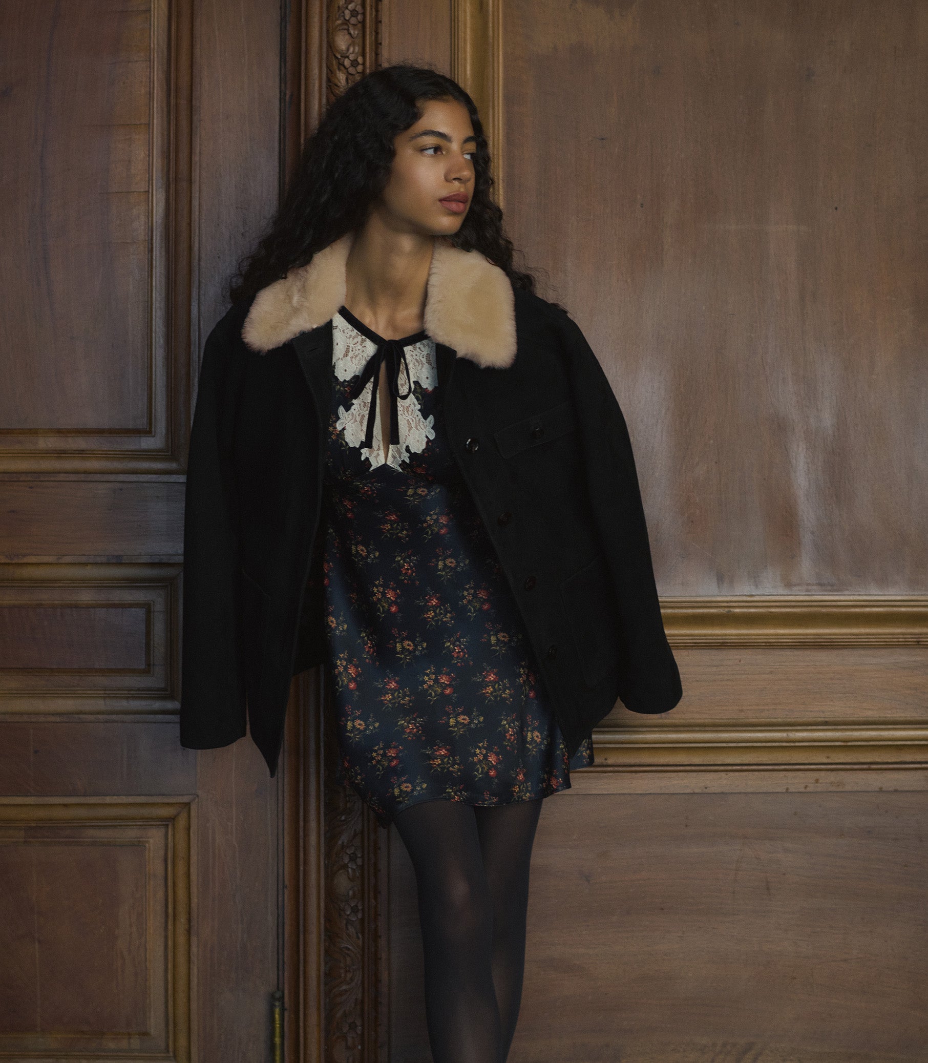 NOLAN SUEDE JACKET -- Black view 6
