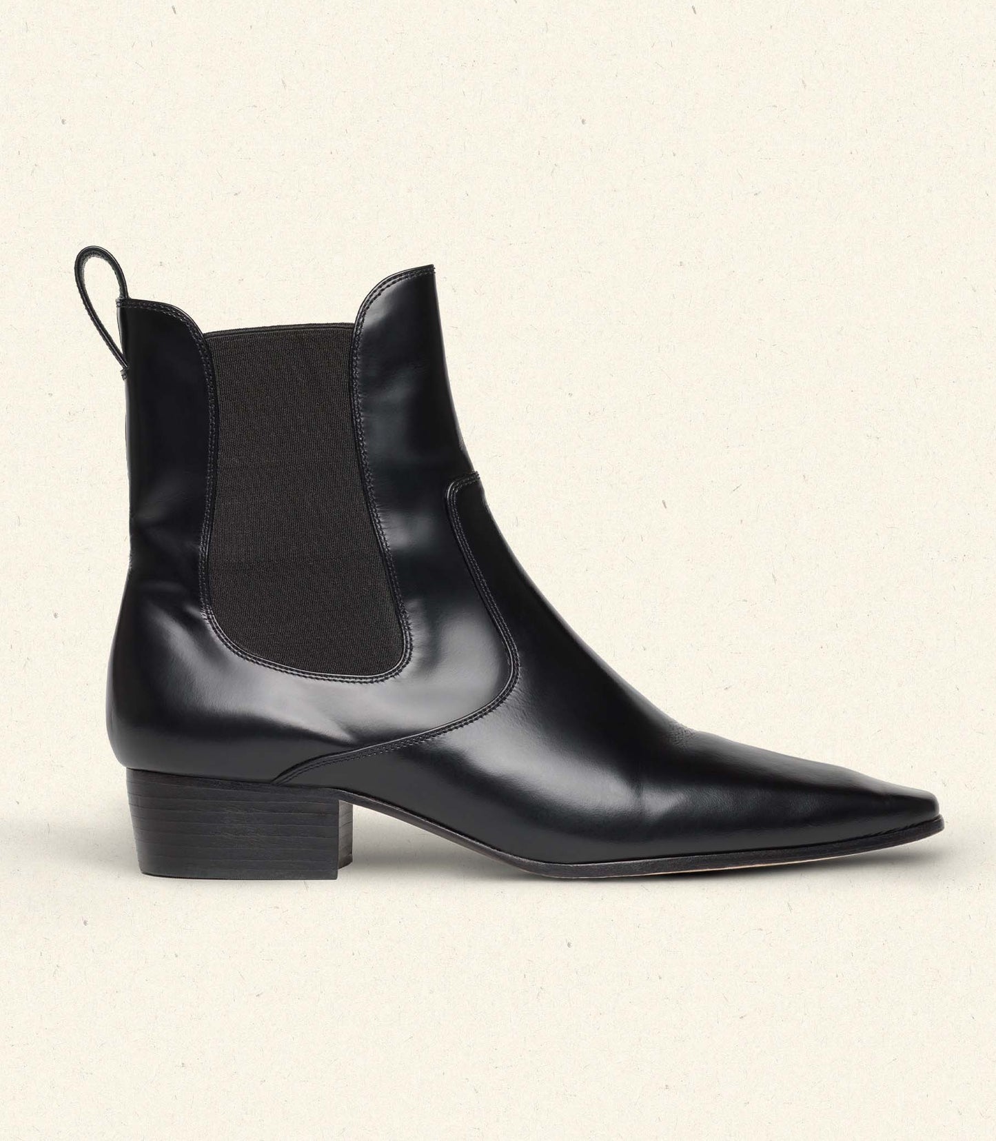 NORMANDY BOOT -- BLACK BOX CALF