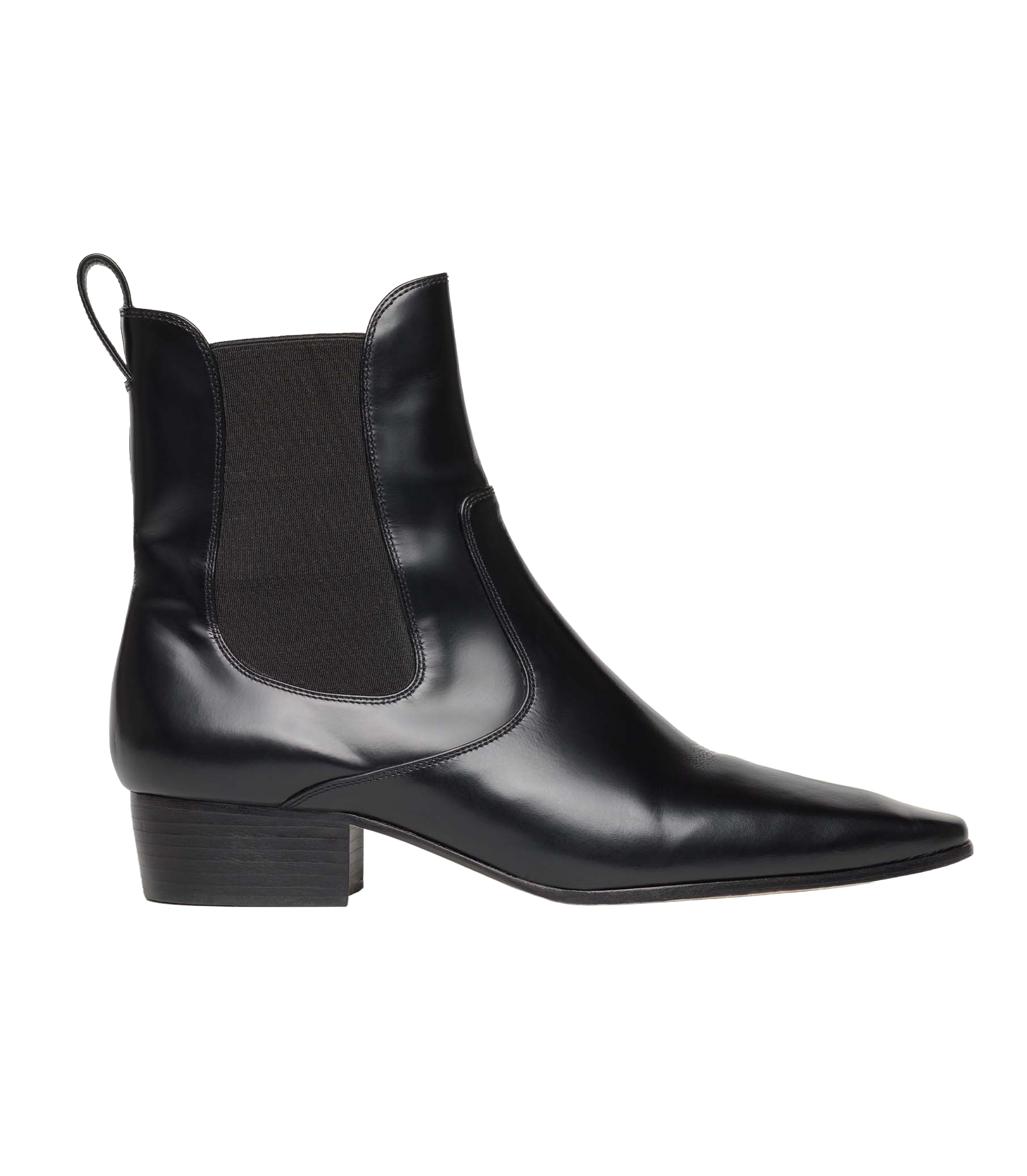 NORMANDY BOOT -- BLACK BOX CALF view 4