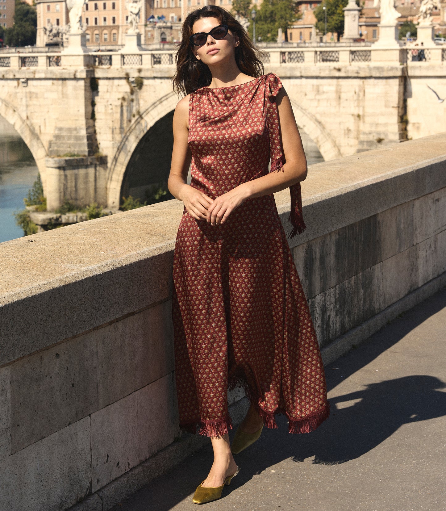 NOVA DRESS -- SAN SEBASTIAN FOULARD