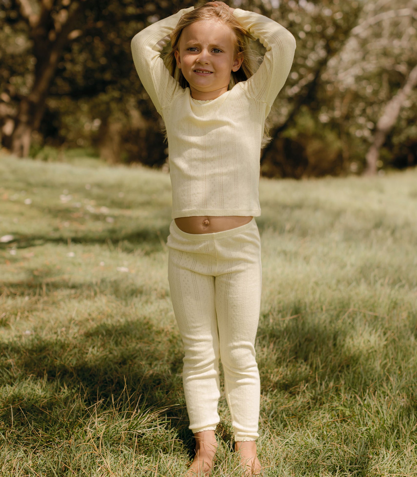 LAJOU PANT -- CREME CITRON QUELLE JOLIE POINTELLE