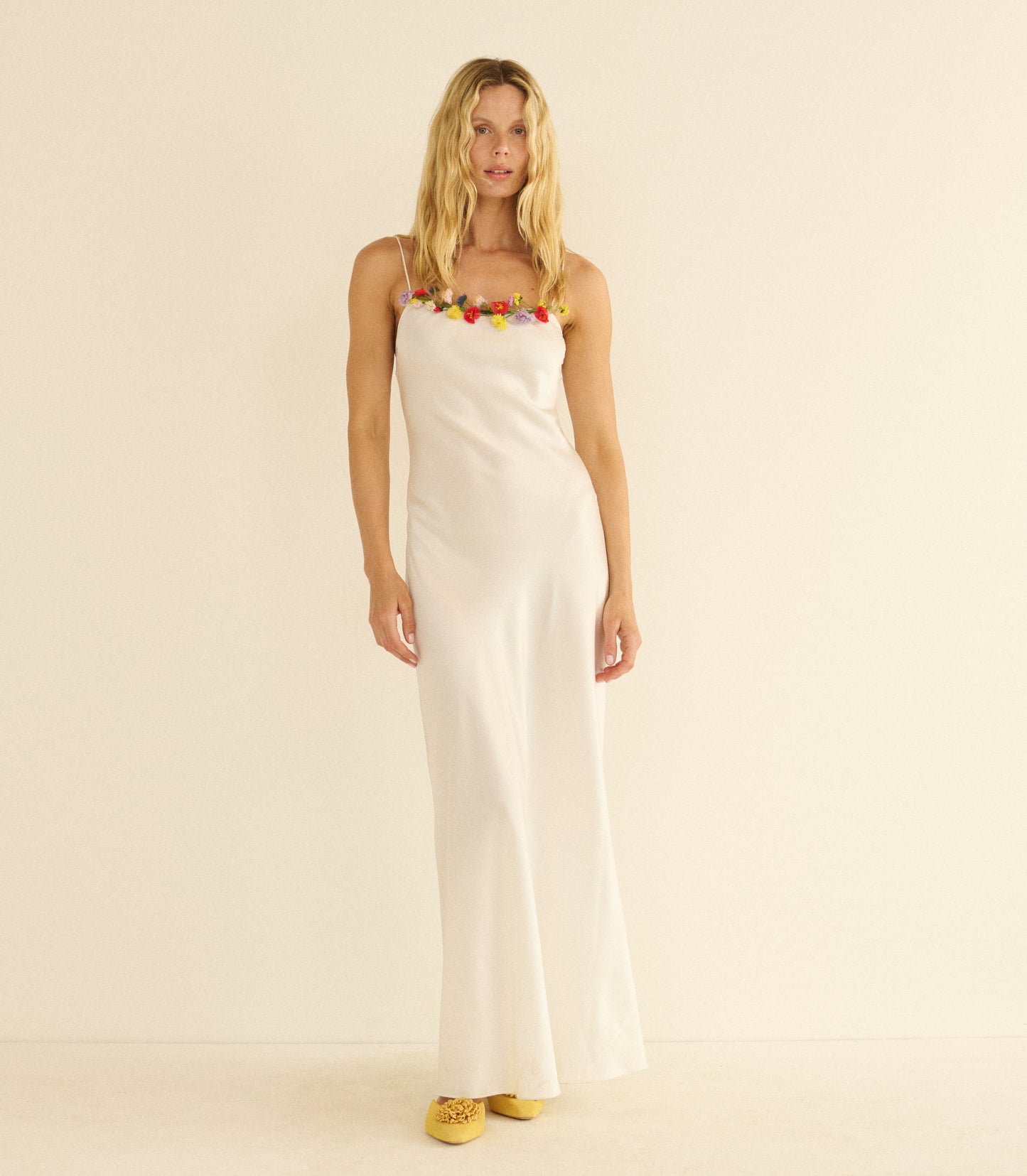 OLEANDER DRESS -- SALT