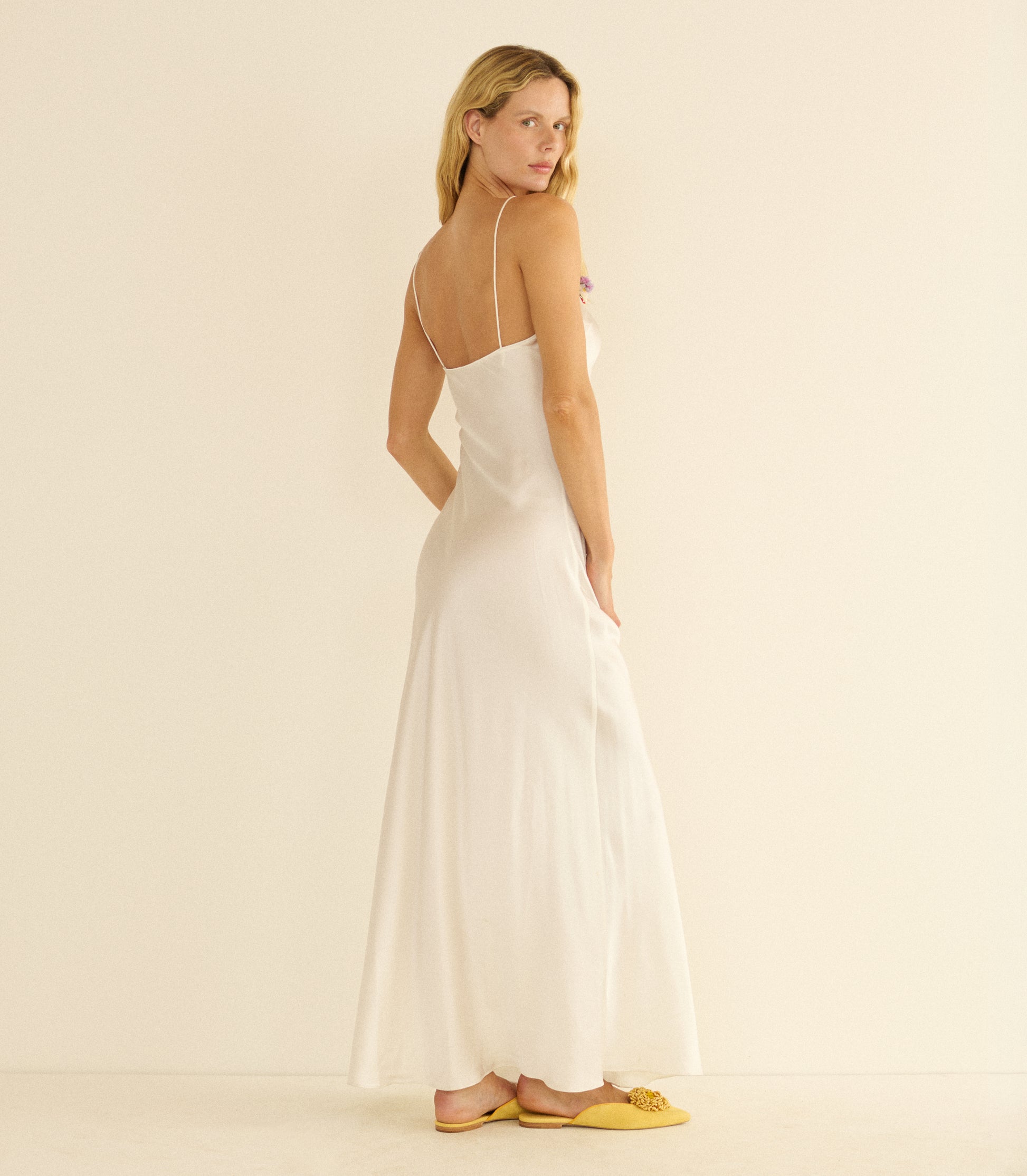 OLEANDER DRESS -- SALT view 6
