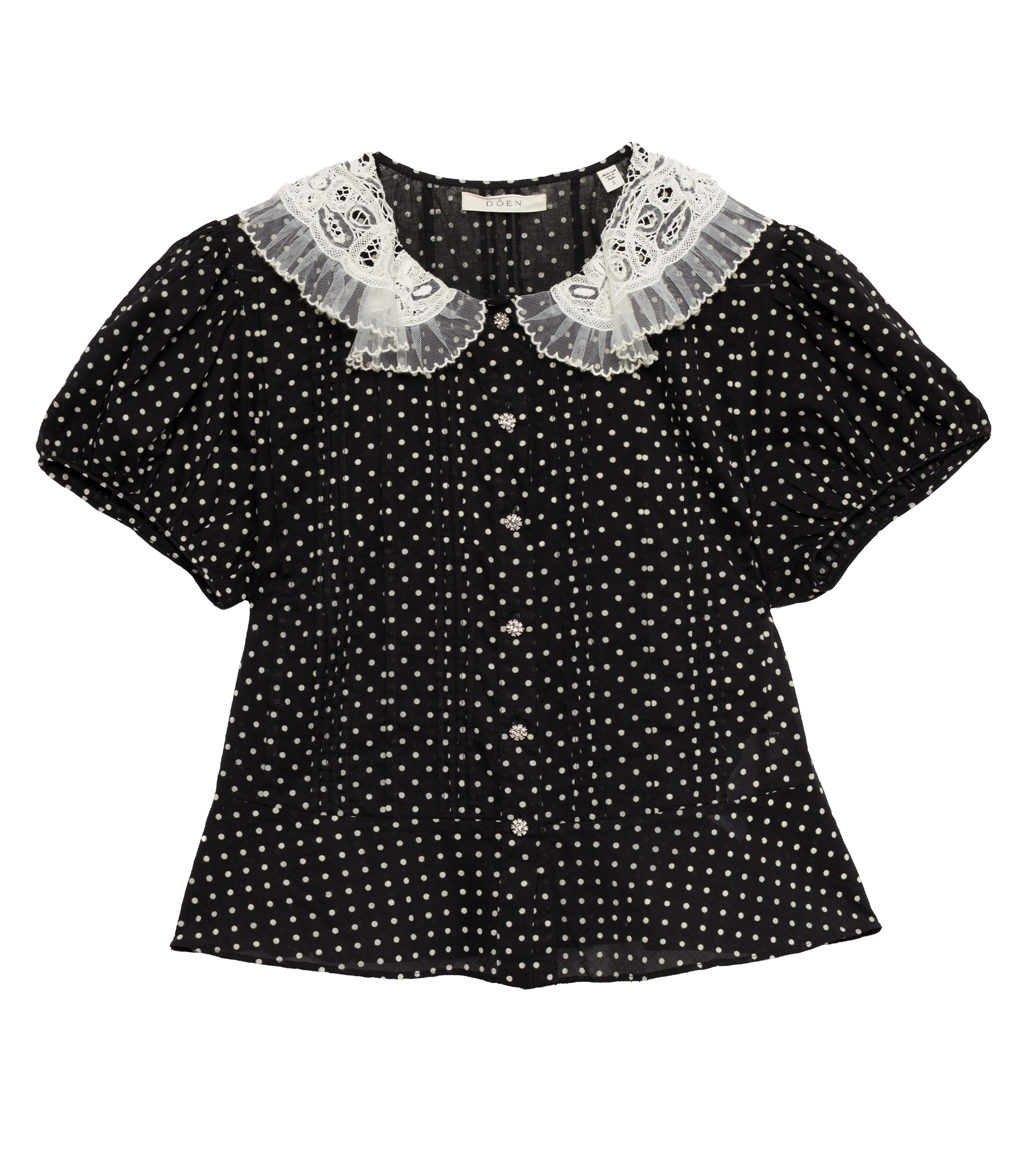 OLETA TOP -- NOIR DOT view 7