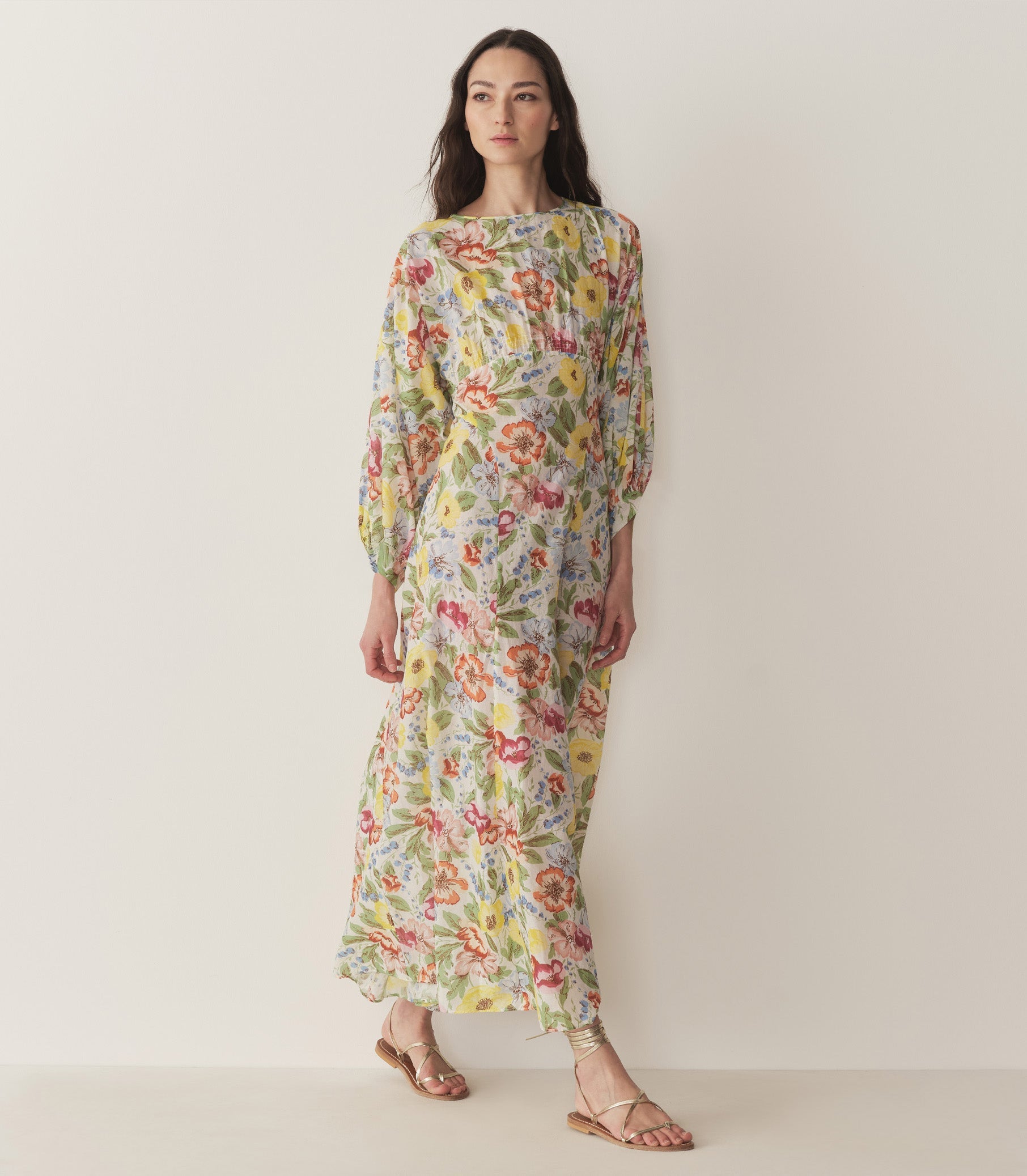 HMD -- OLIANA DRESS -- BLANC ANEMONE BLOOM view 1

