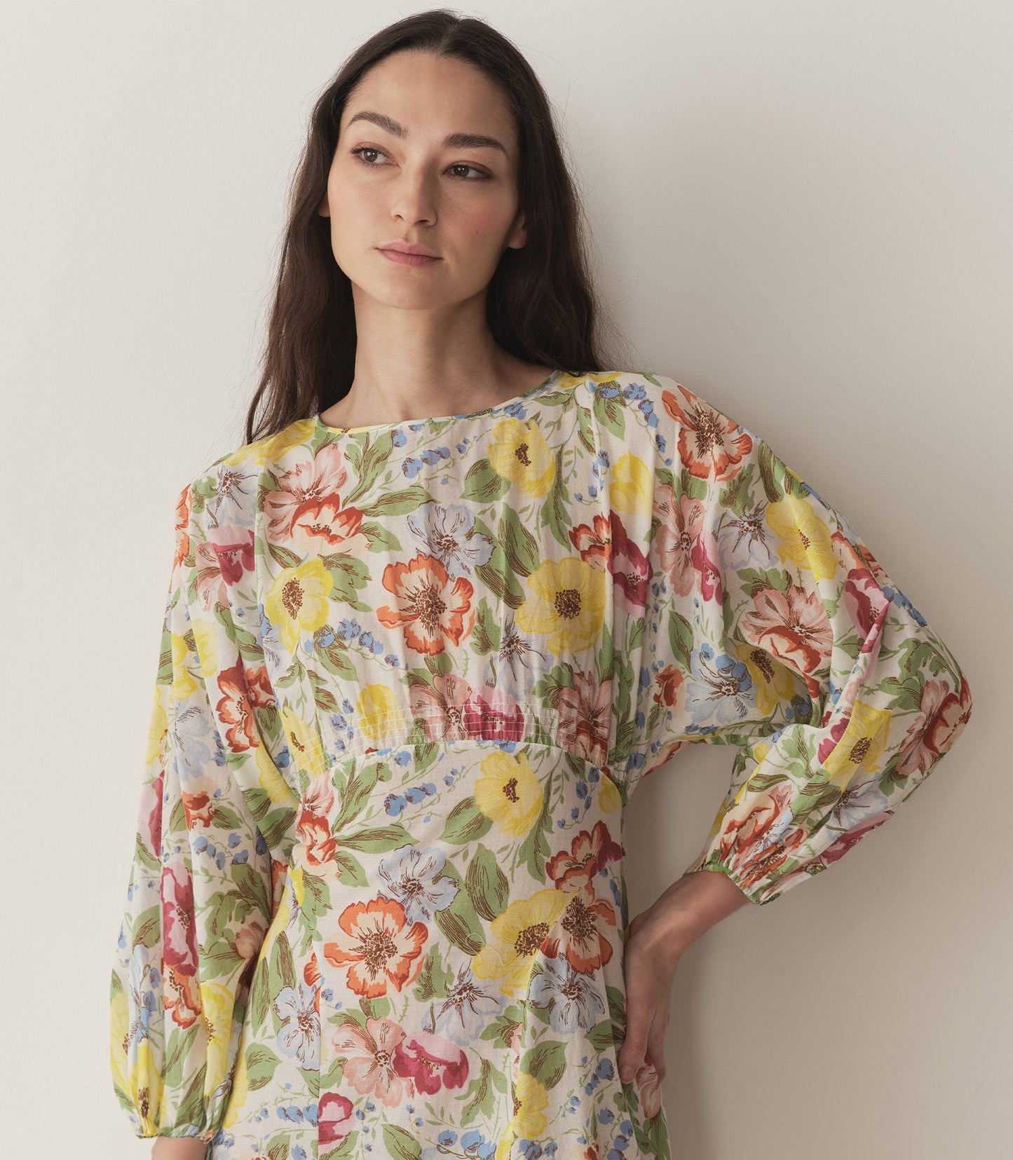 HMD -- OLIANA DRESS -- BLANC ANEMONE BLOOM