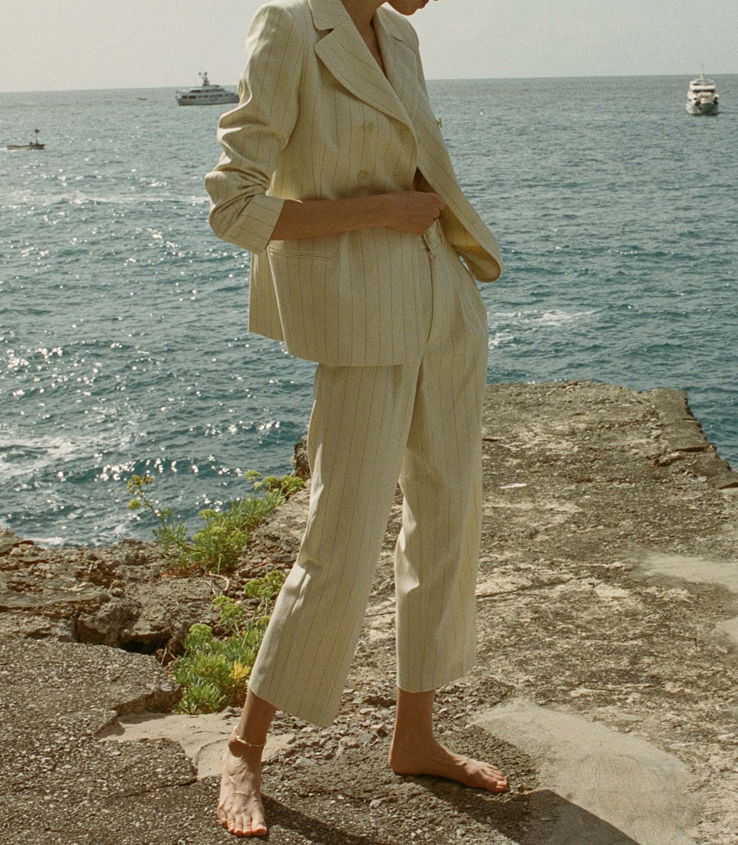 HMD -- OLIVIA PANT -- GESSATO STRIPE