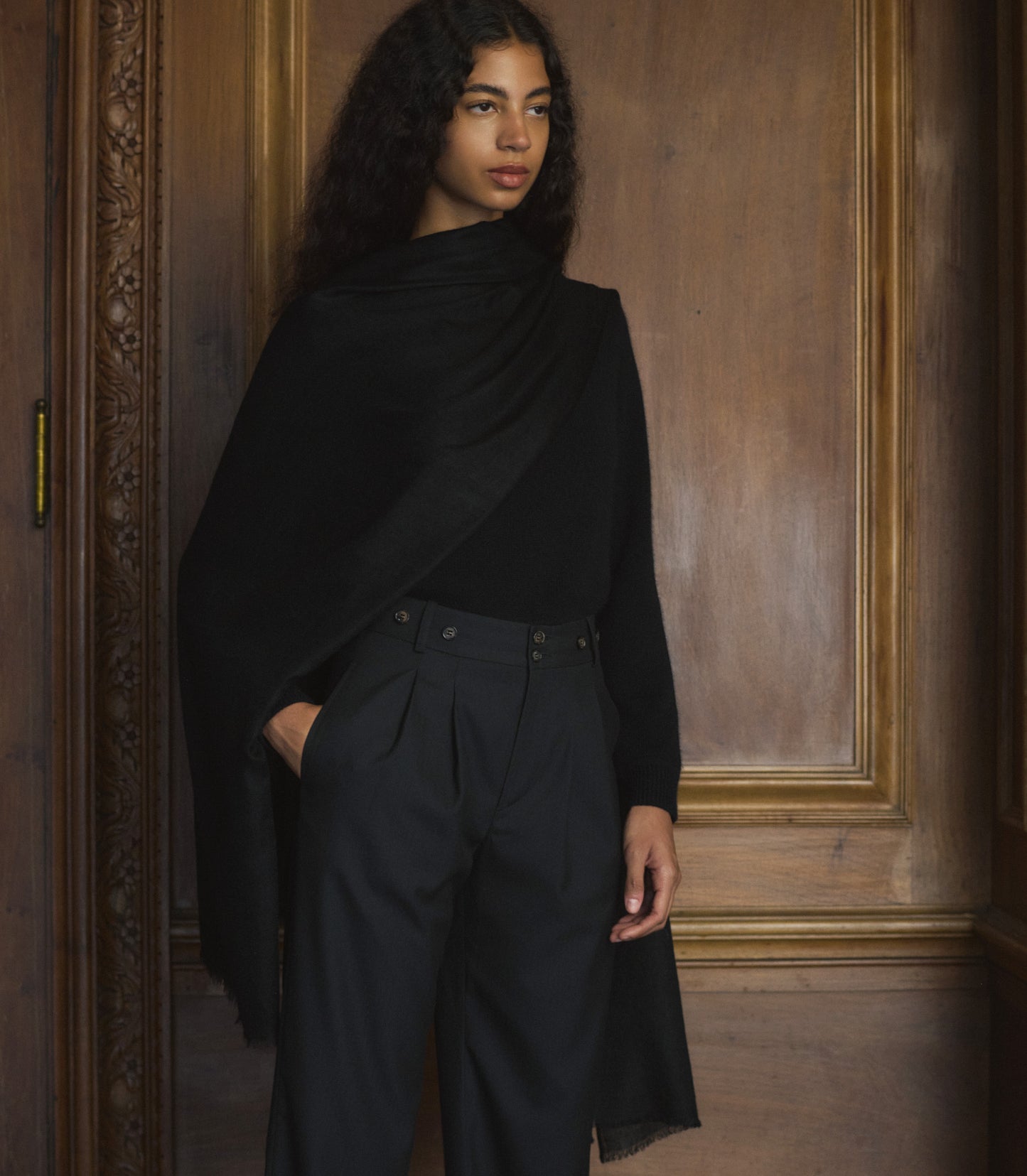 OLIVIA PANT -- BLACK