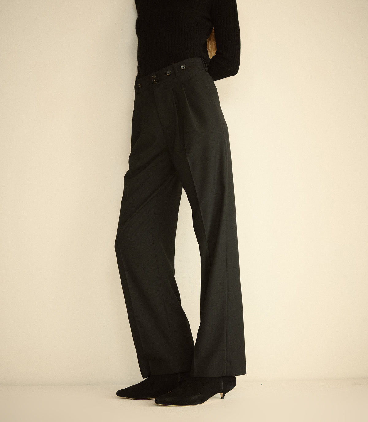 OLIVIA PANT -- BLACK view 3
