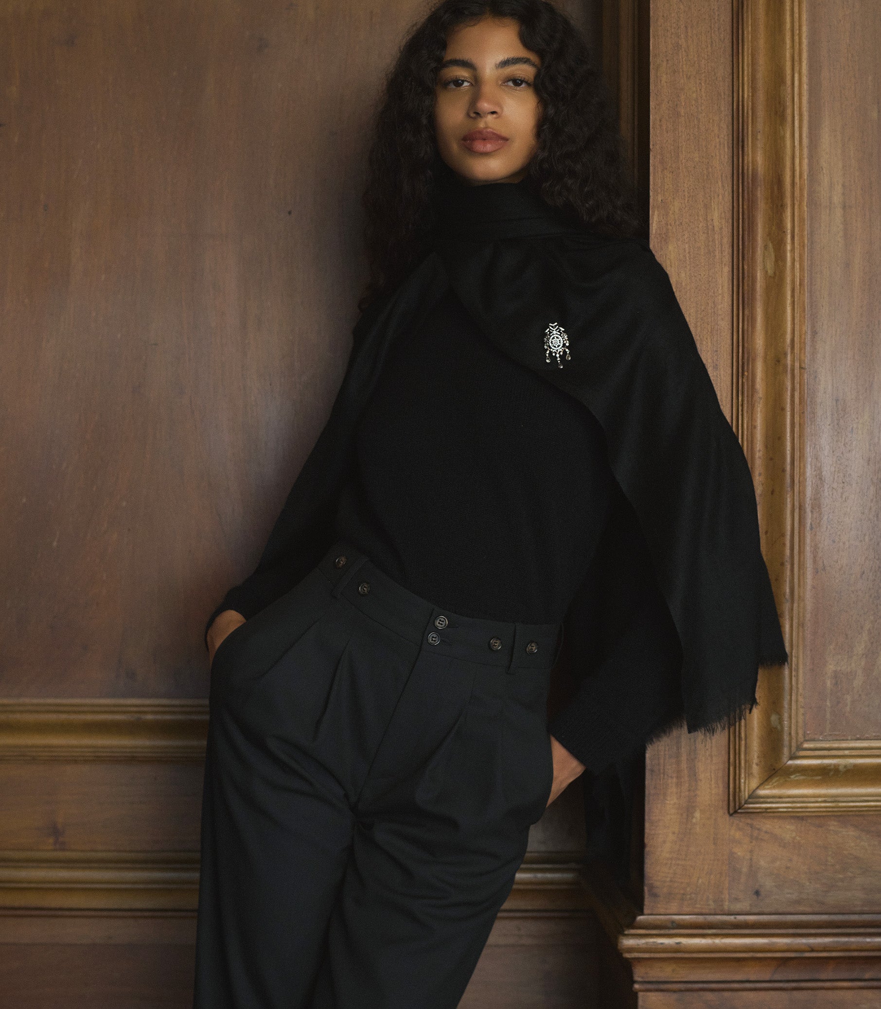 OLIVIA PANT -- BLACK view 4