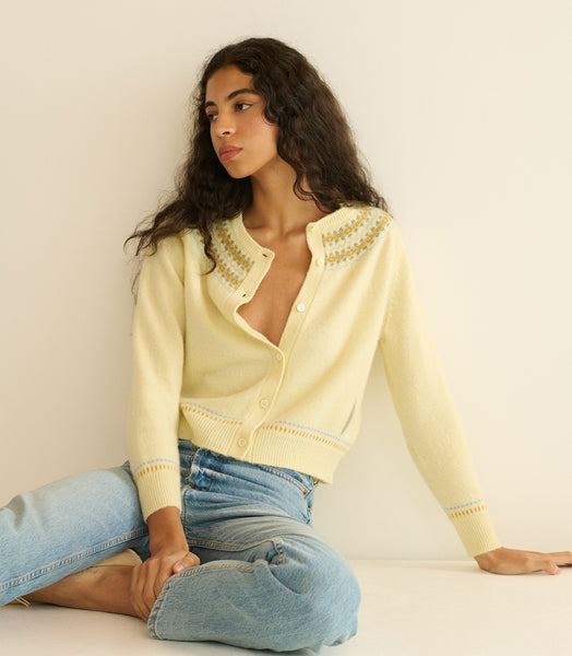 トップス THETOE Dumbo gather cardigan OLYMPE-CARDIGAN_GATEAU-ANNECY-