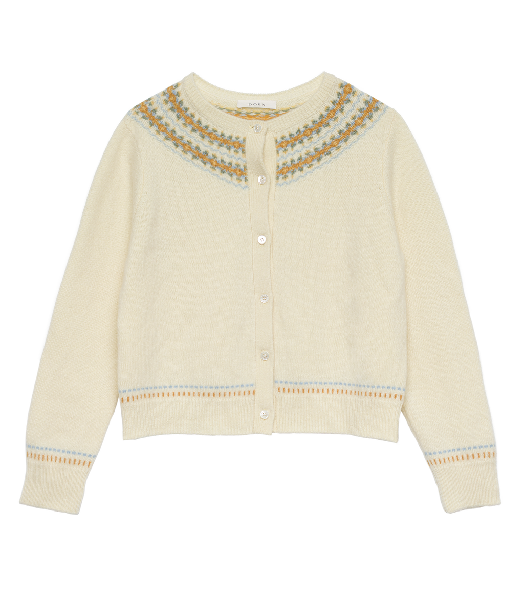 Olympe Cardigan - Gateau Annecy Fair Isle | DÔEN