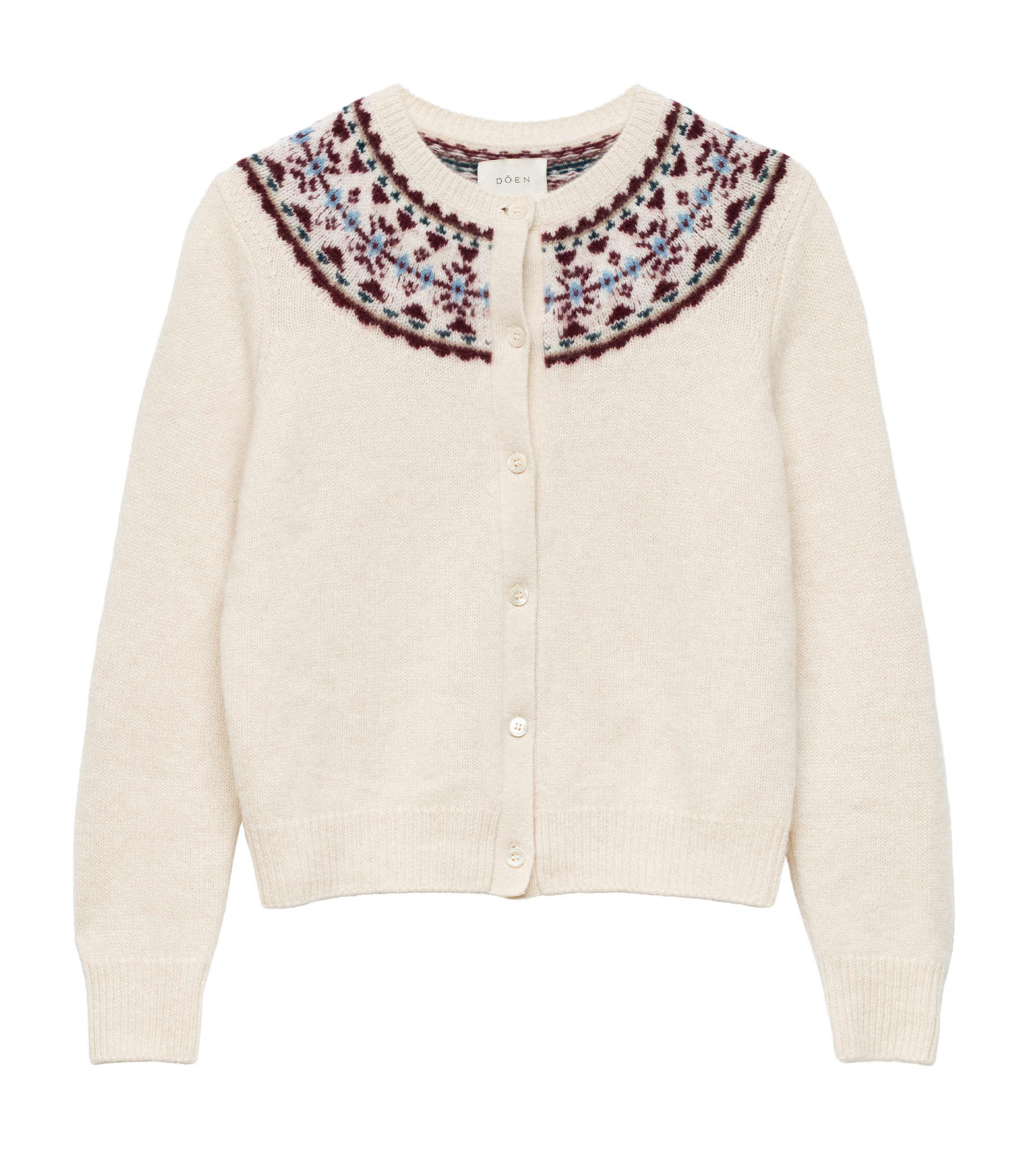 OLYMPE CASHMERE CARDIGAN -- COTTAGE view 10
