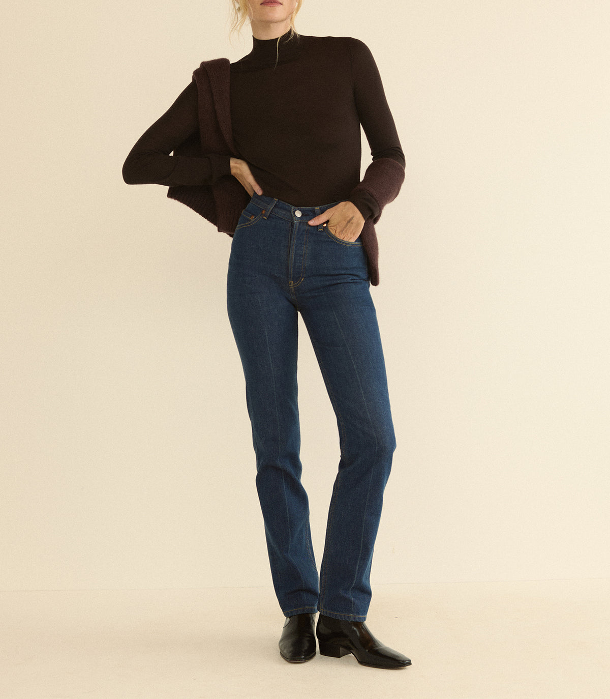 ONDINE JEAN -- CAVALAIRE DARK WASH view 1

