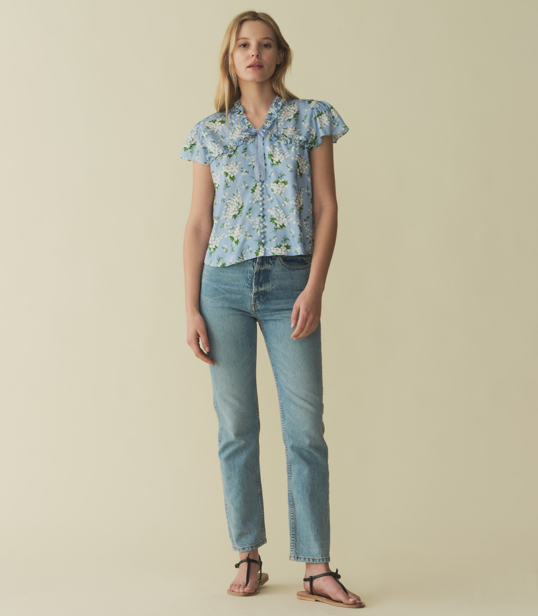 HMD -- OPALINE TOP -- SKY MAY BELL FLORAL view 4
