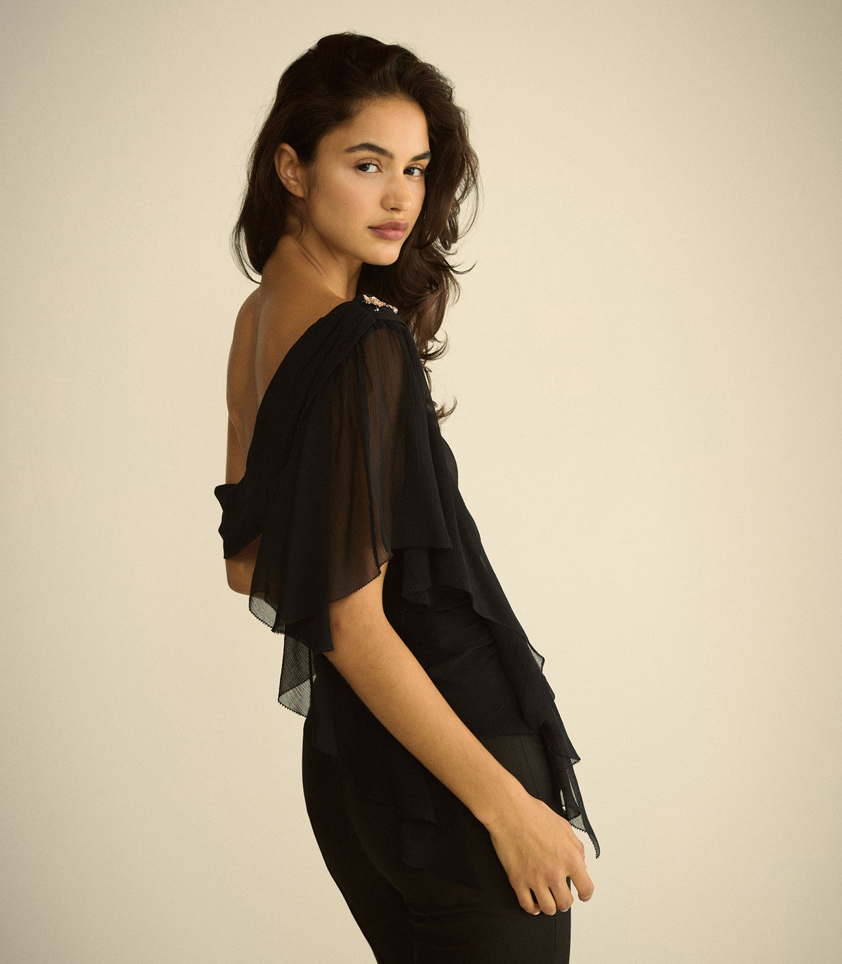 OPERA TOP -- BLACK