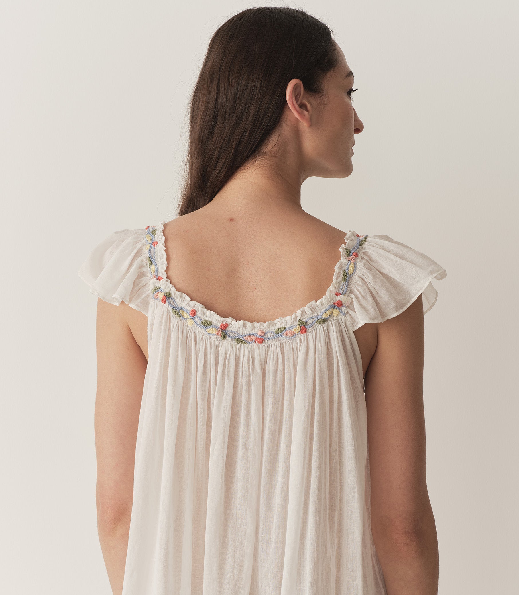 ORELLE NIGHTGOWN -- SALT view 4