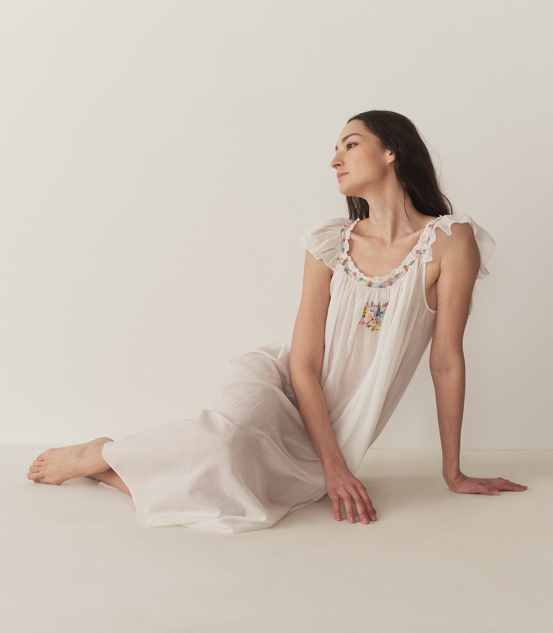 ORELLE NIGHTGOWN -- SALT view 5