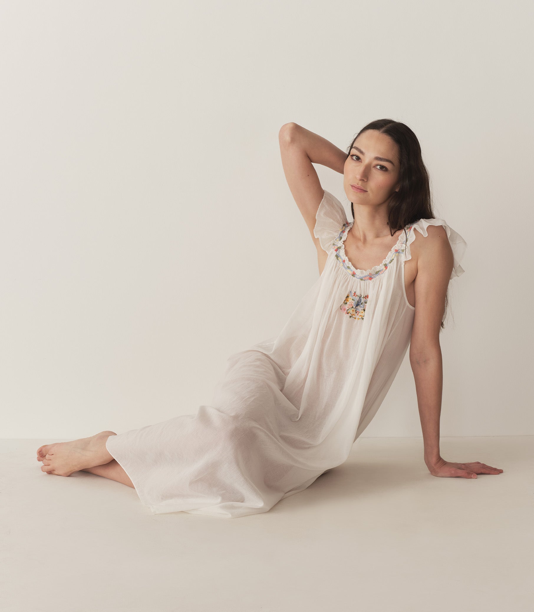 HMD -- ORELLE NIGHTGOWN -- SALT view 1
