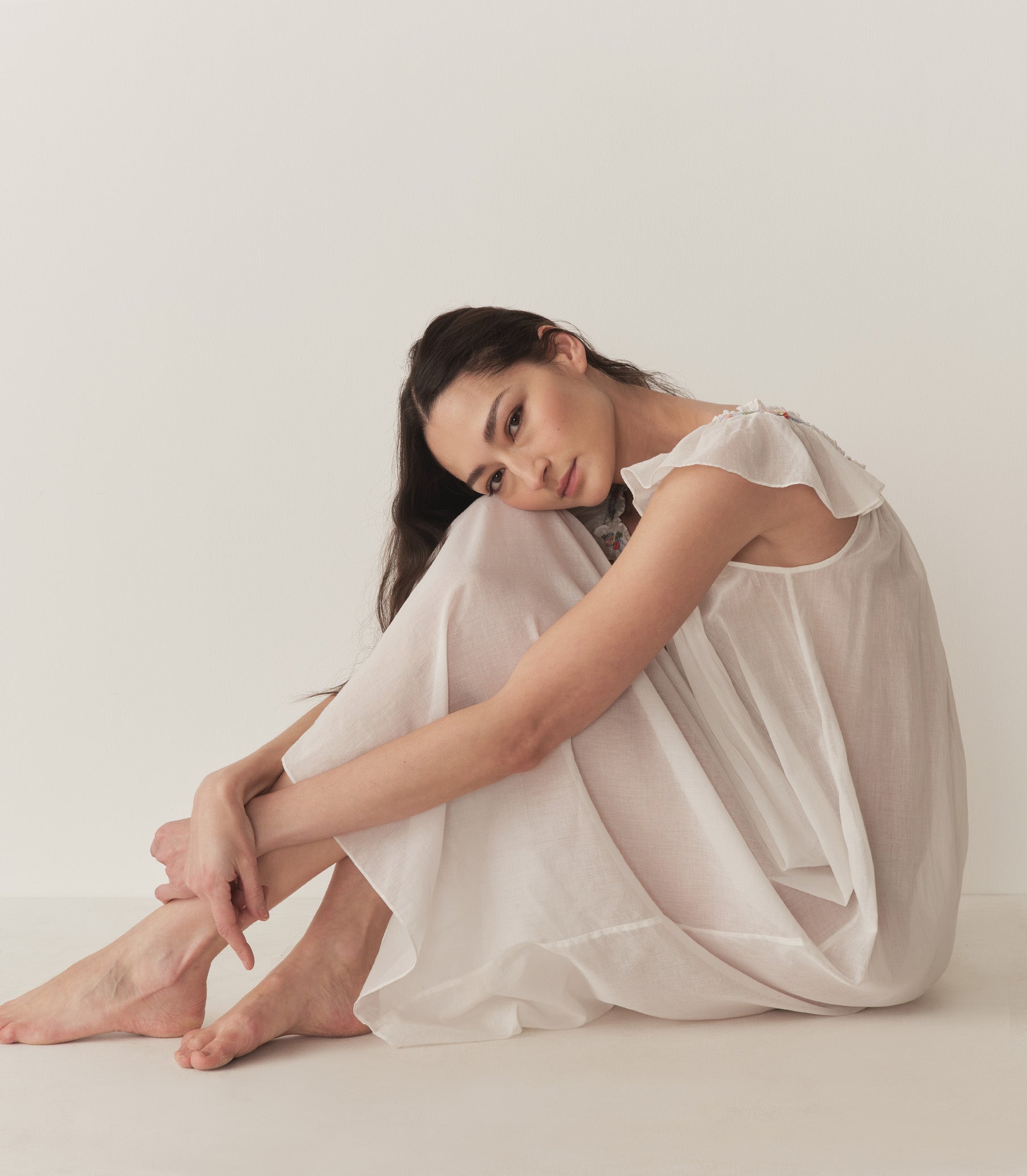 ORELLE NIGHTGOWN -- SALT view 6