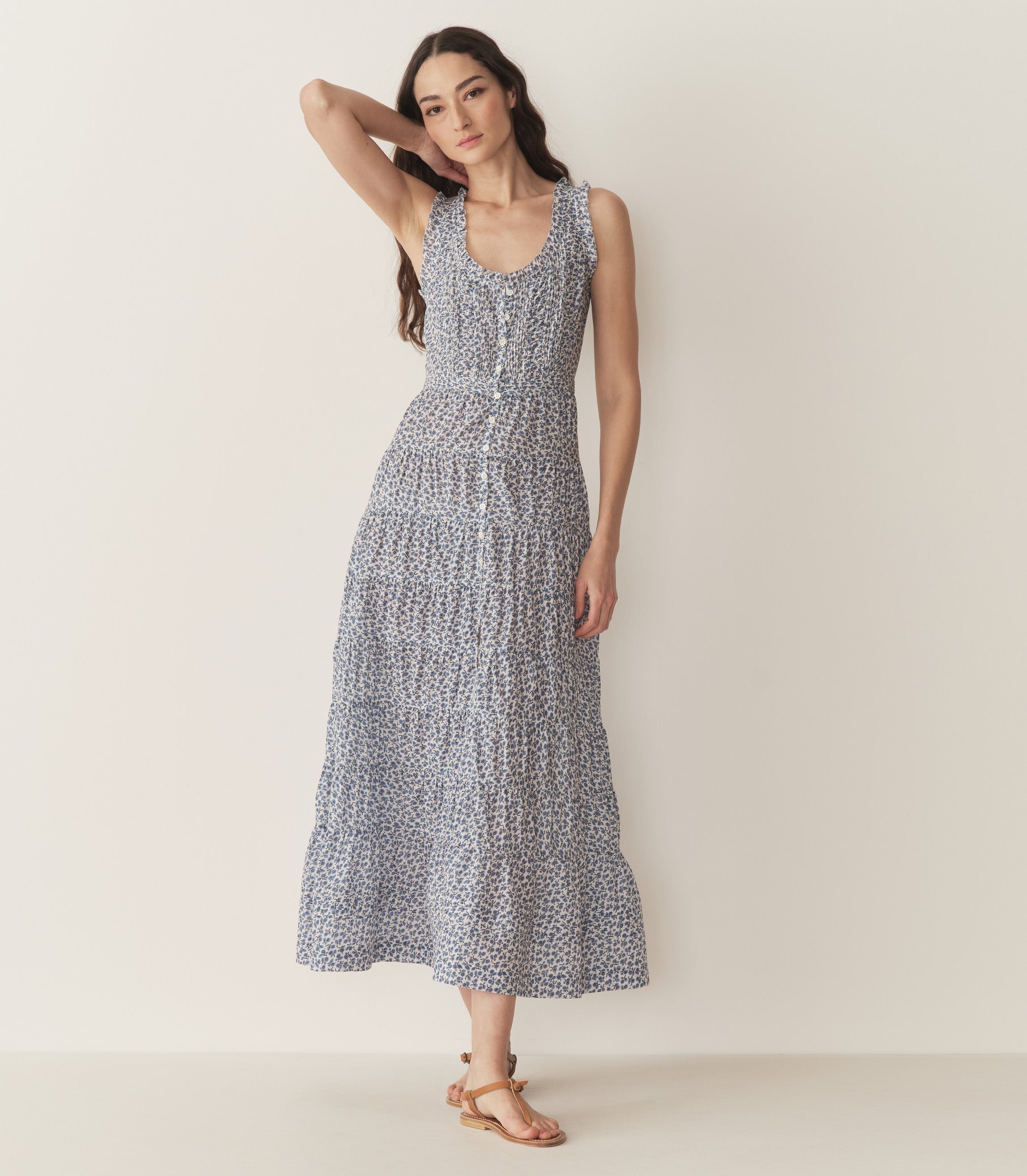 HMD -- OTTESSA DRESS -- CORNFLOWER HILLSIDE BLOOM view 1
