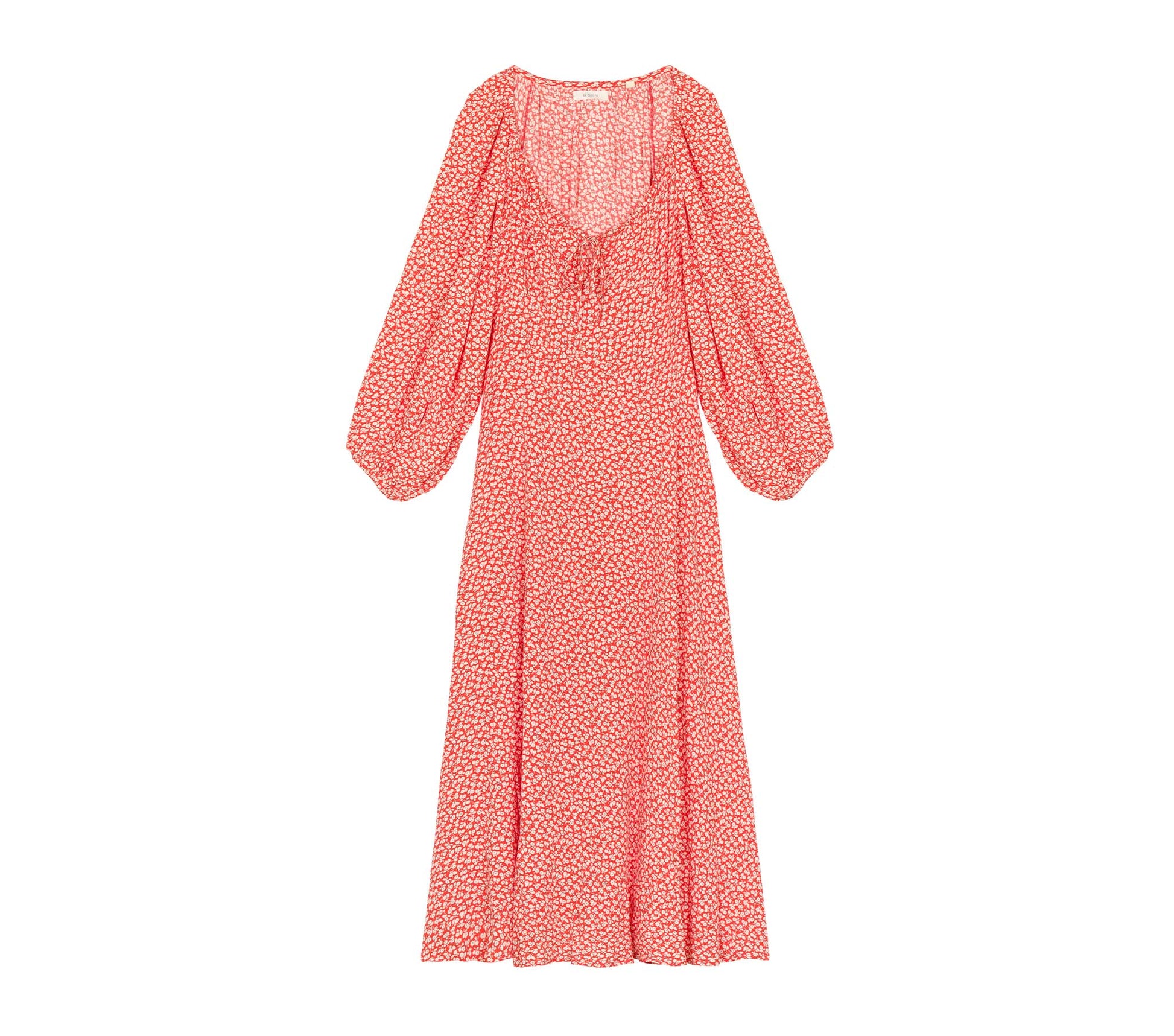 HMD -- ORTENSIA DRESS -- ORANGE HILLSIDE BLOOM view 6
