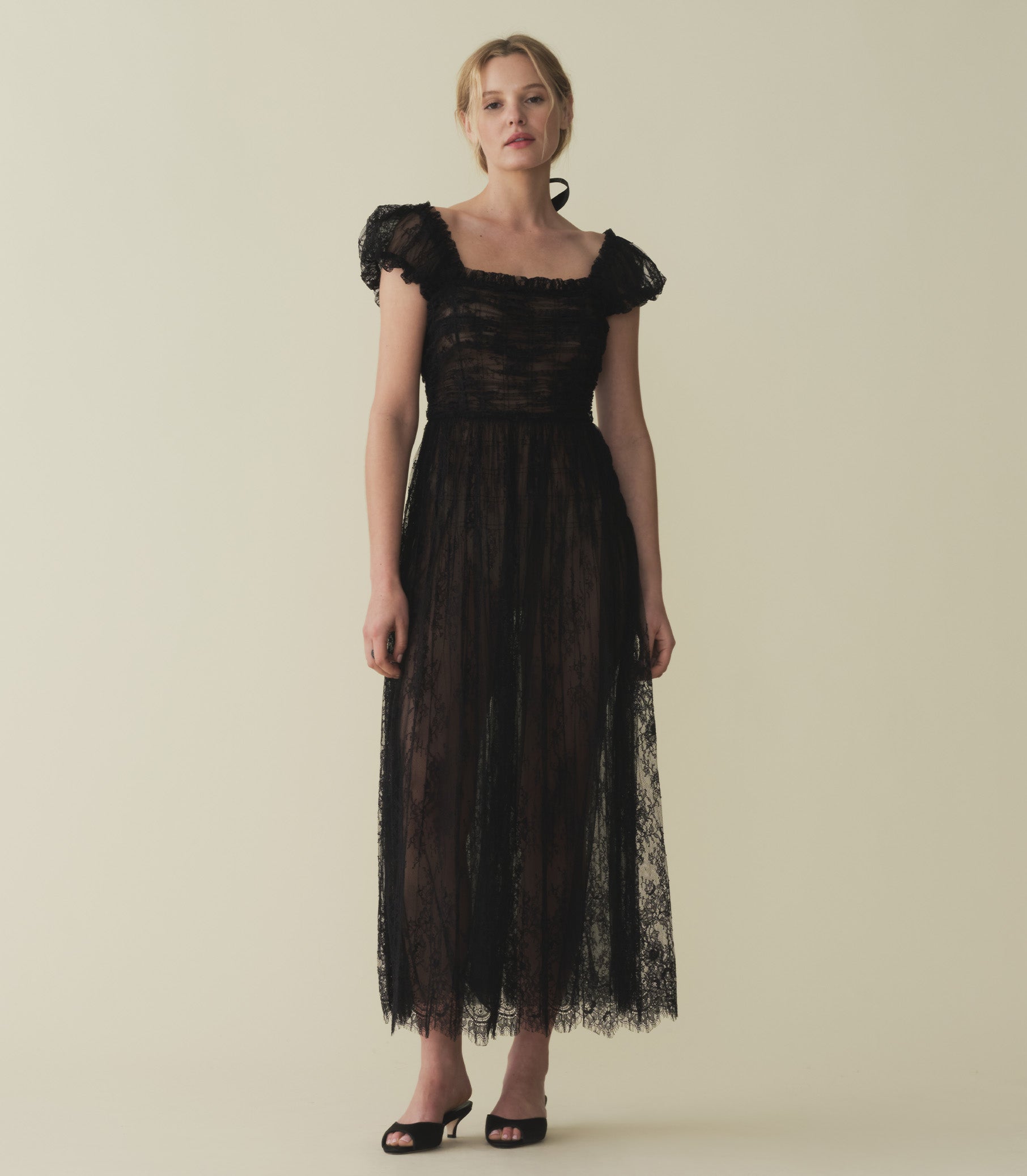 HMD -- PAMELINA DRESS -- BLACK LACE view 2
