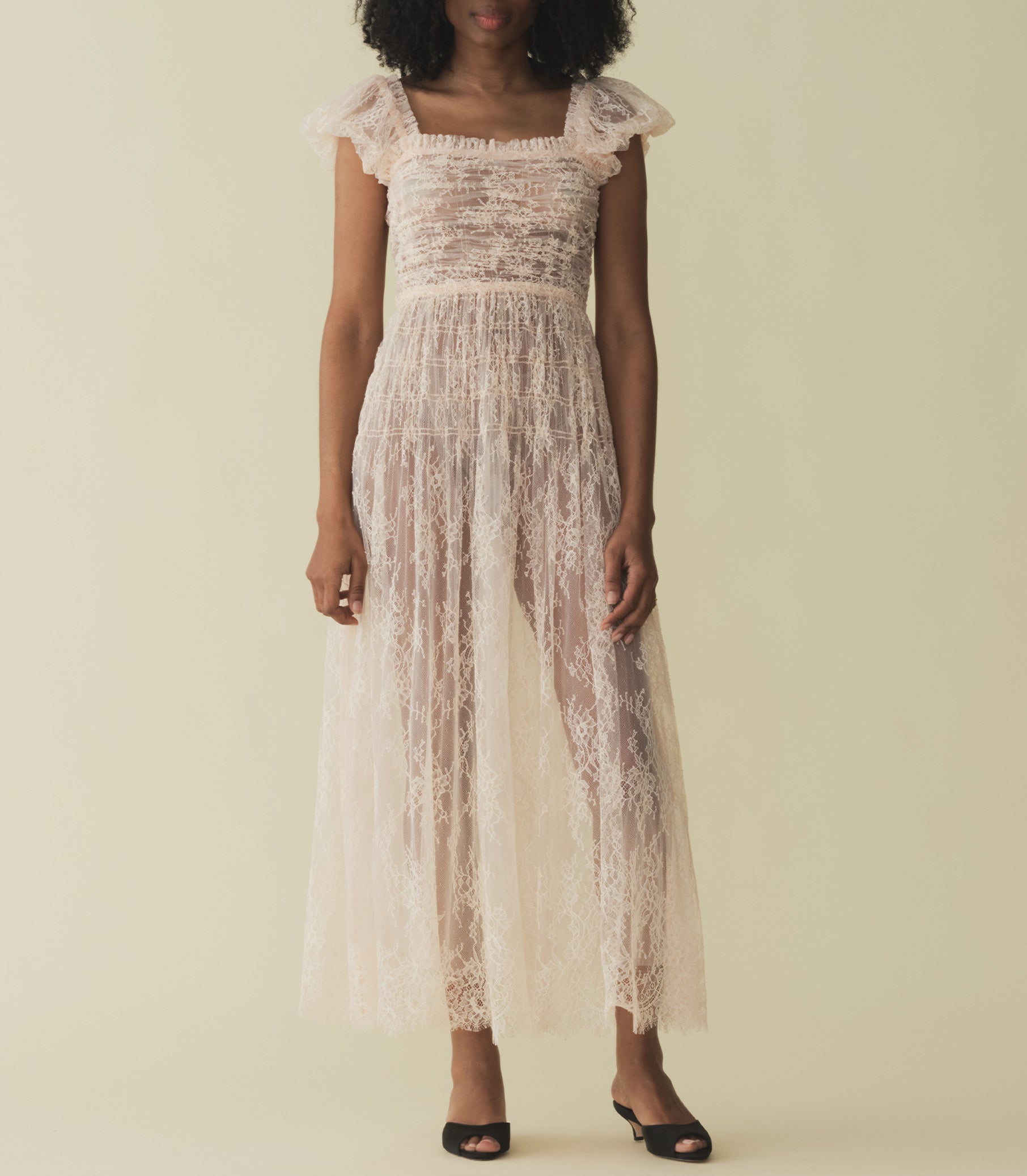 HMD -- PAMELINA DRESS -- PETUNIA PINK LACE view 1
